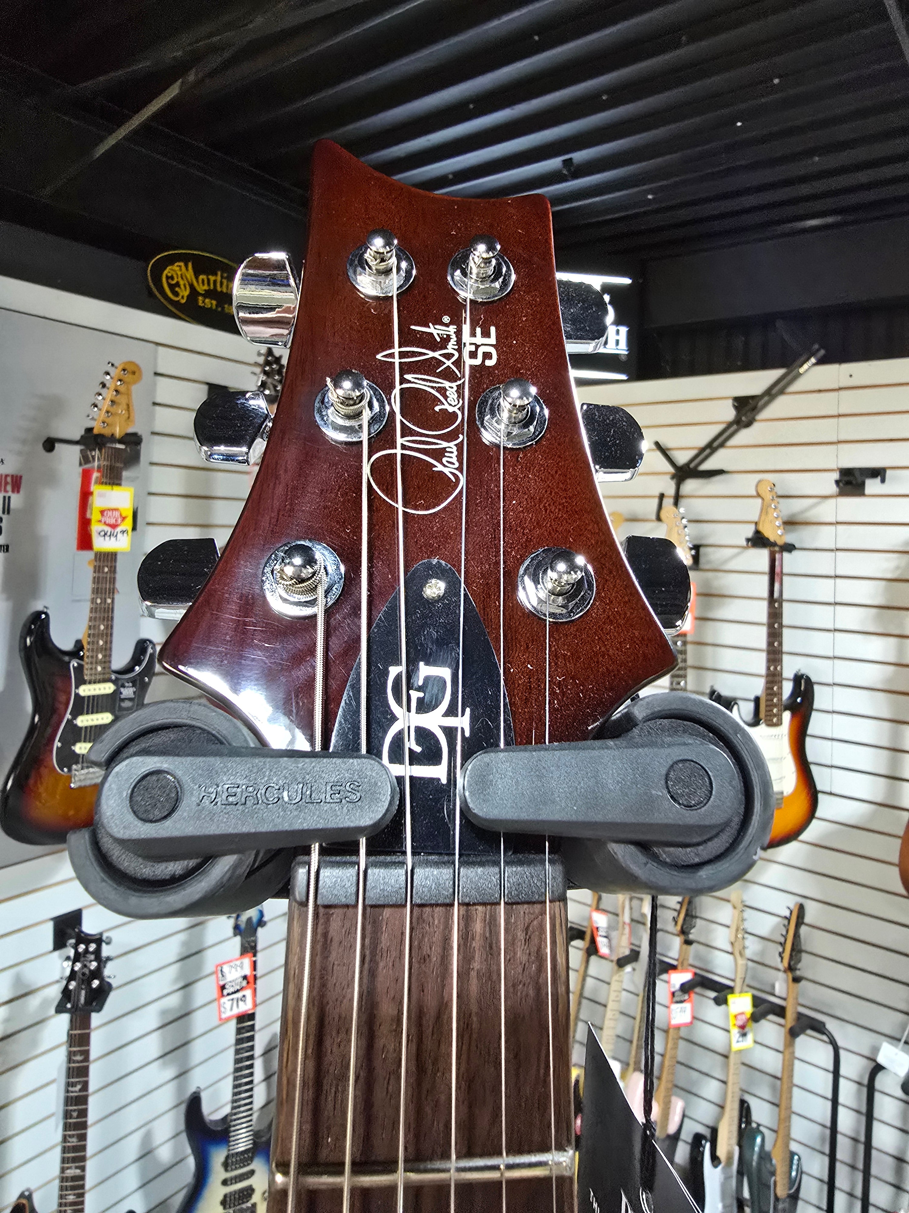 PRS SE DGT David Grissom Electric Guitar - McCarty Tobacco Sunburst w/ Gig Bag & PLEK*D #462