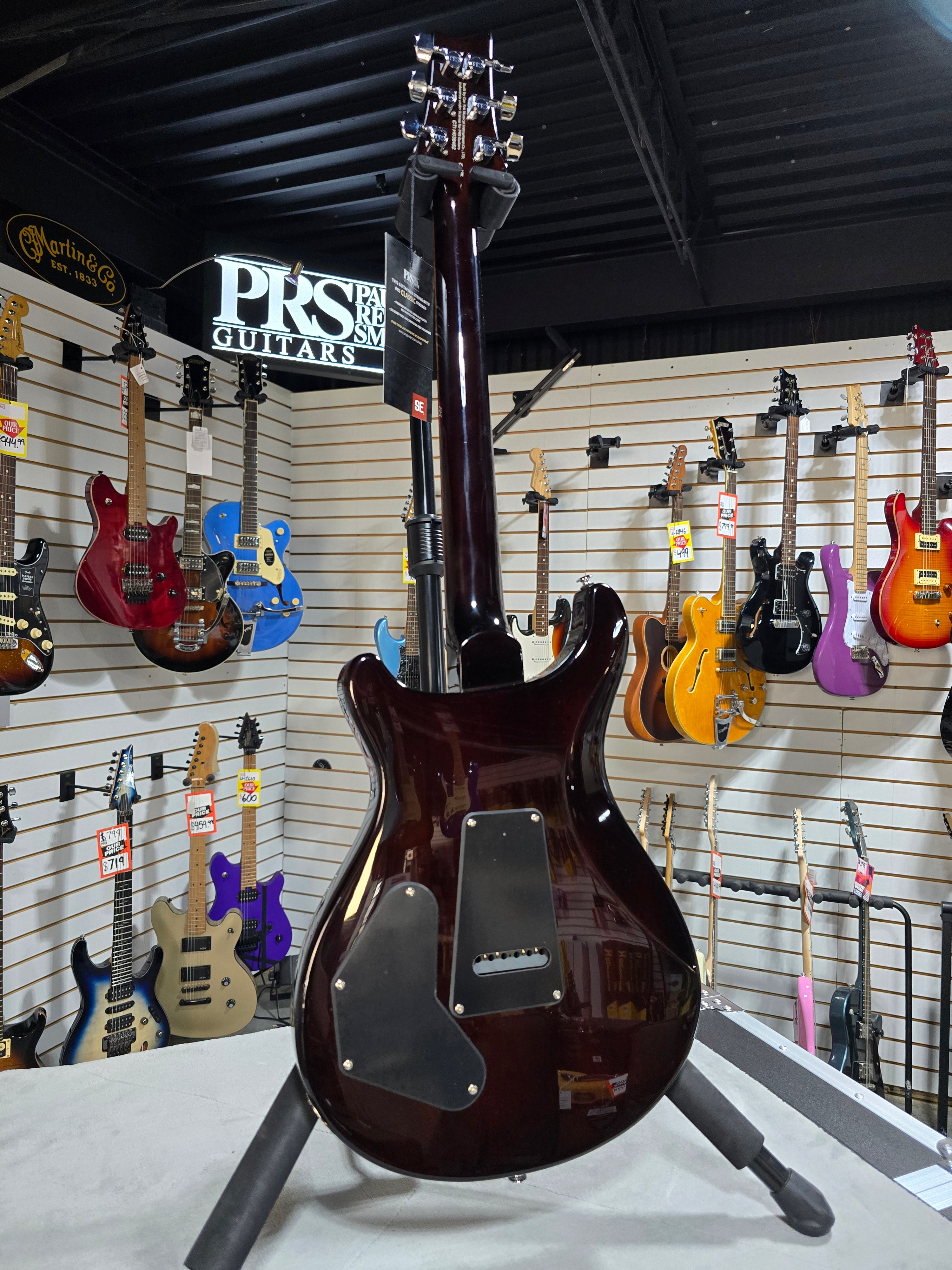 PRS SE DGT David Grissom Electric Guitar - McCarty Tobacco Sunburst w/ Gig Bag & PLEK*D #462