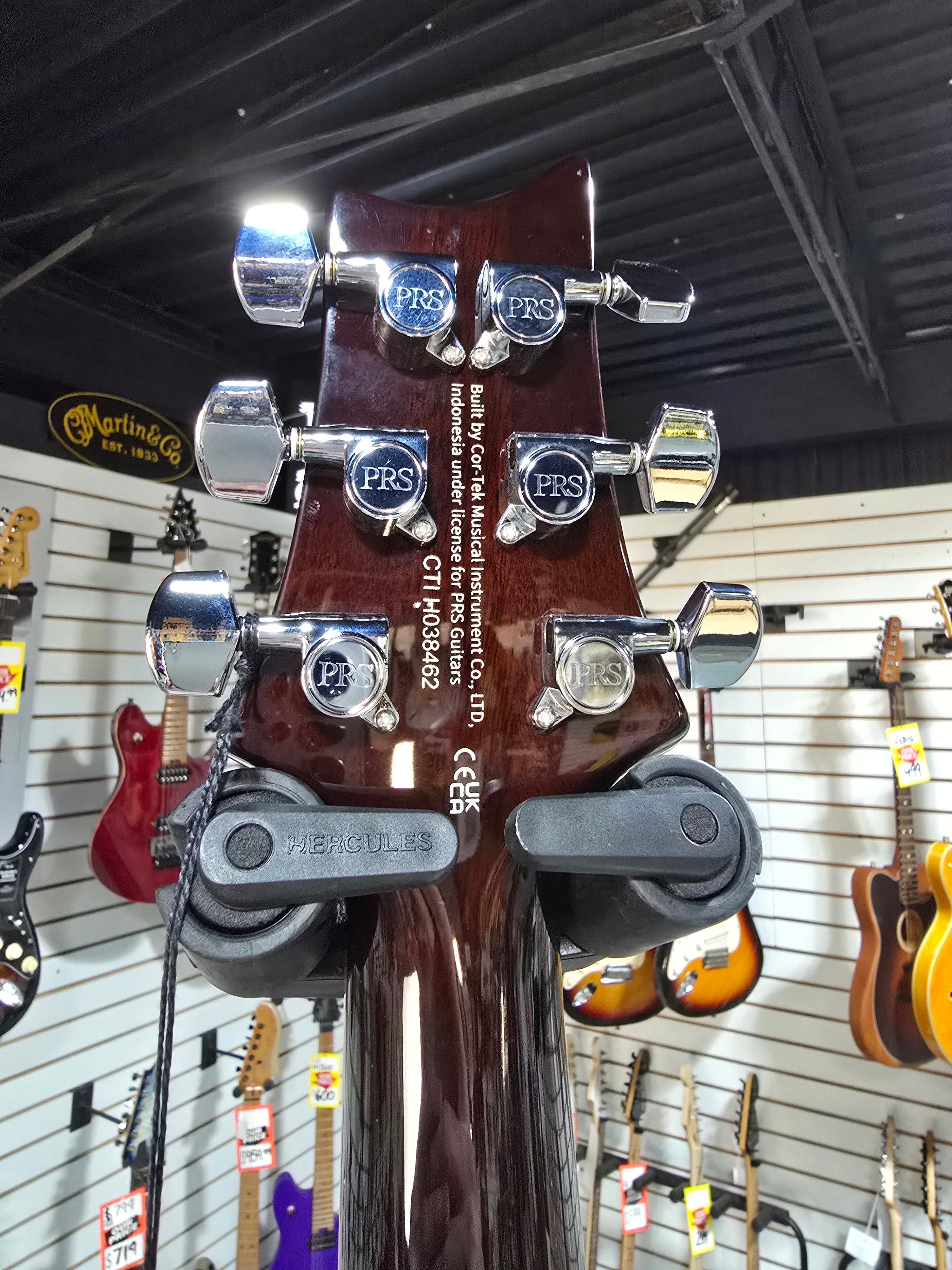 PRS SE DGT David Grissom Electric Guitar - McCarty Tobacco Sunburst w/ Gig Bag & PLEK*D #462