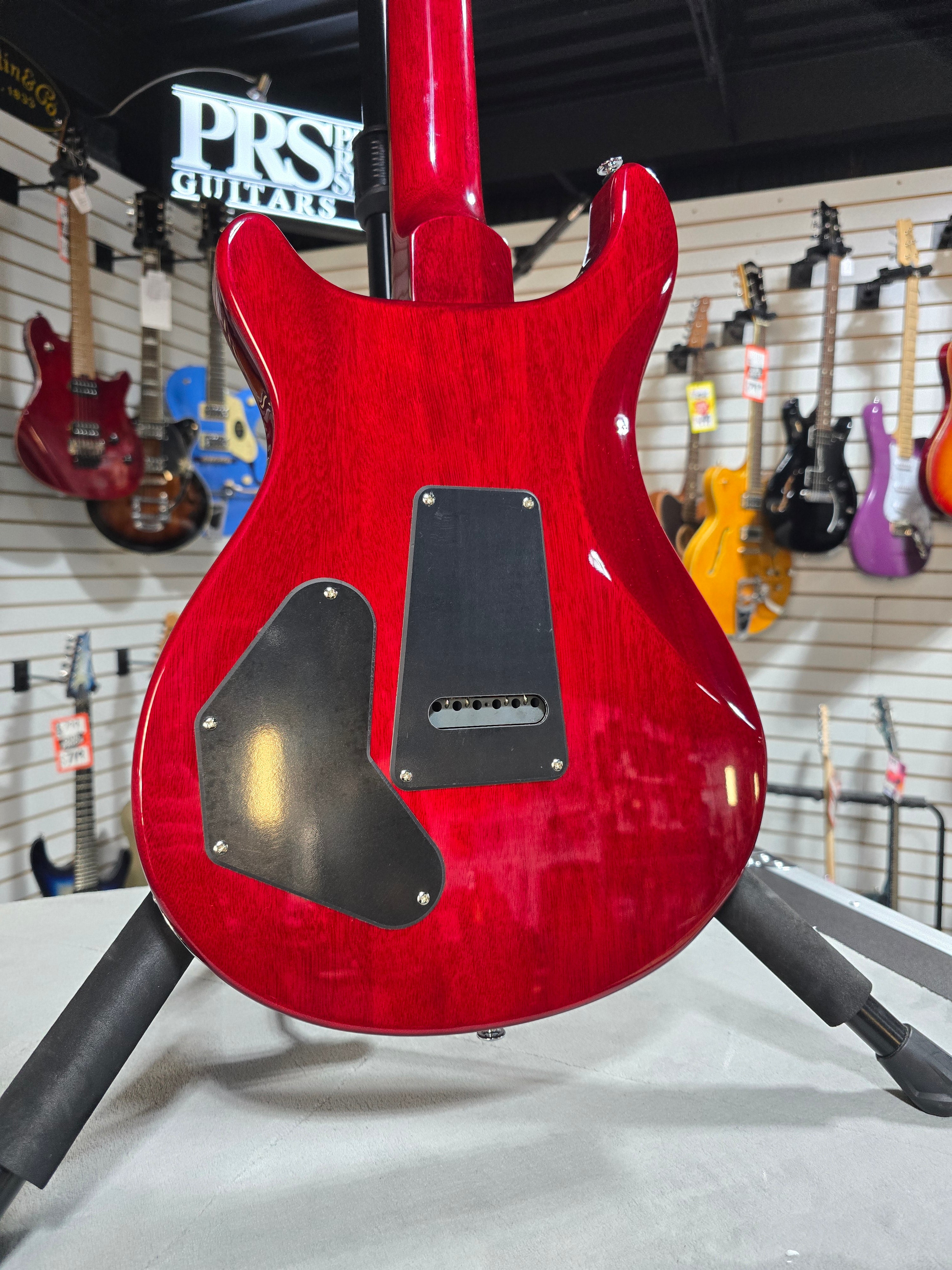 PRS SE DGT David Grissom Electric Guitar - Vintage Cherry w/Gig Bag & PLEK*D #909