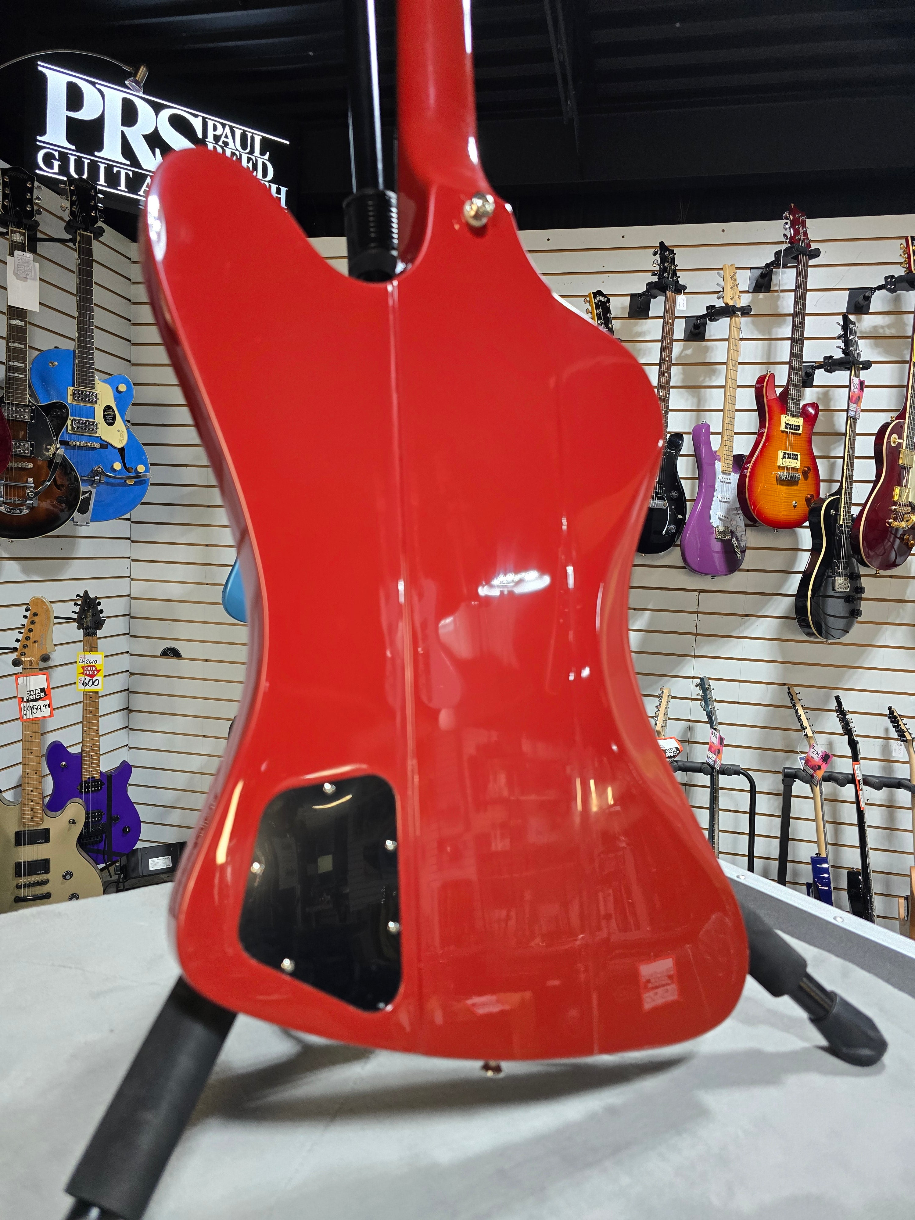 Epiphone Thunderbird '64 Bass Guitar - Ember Red W/Gig Bag & PLEK*D #311