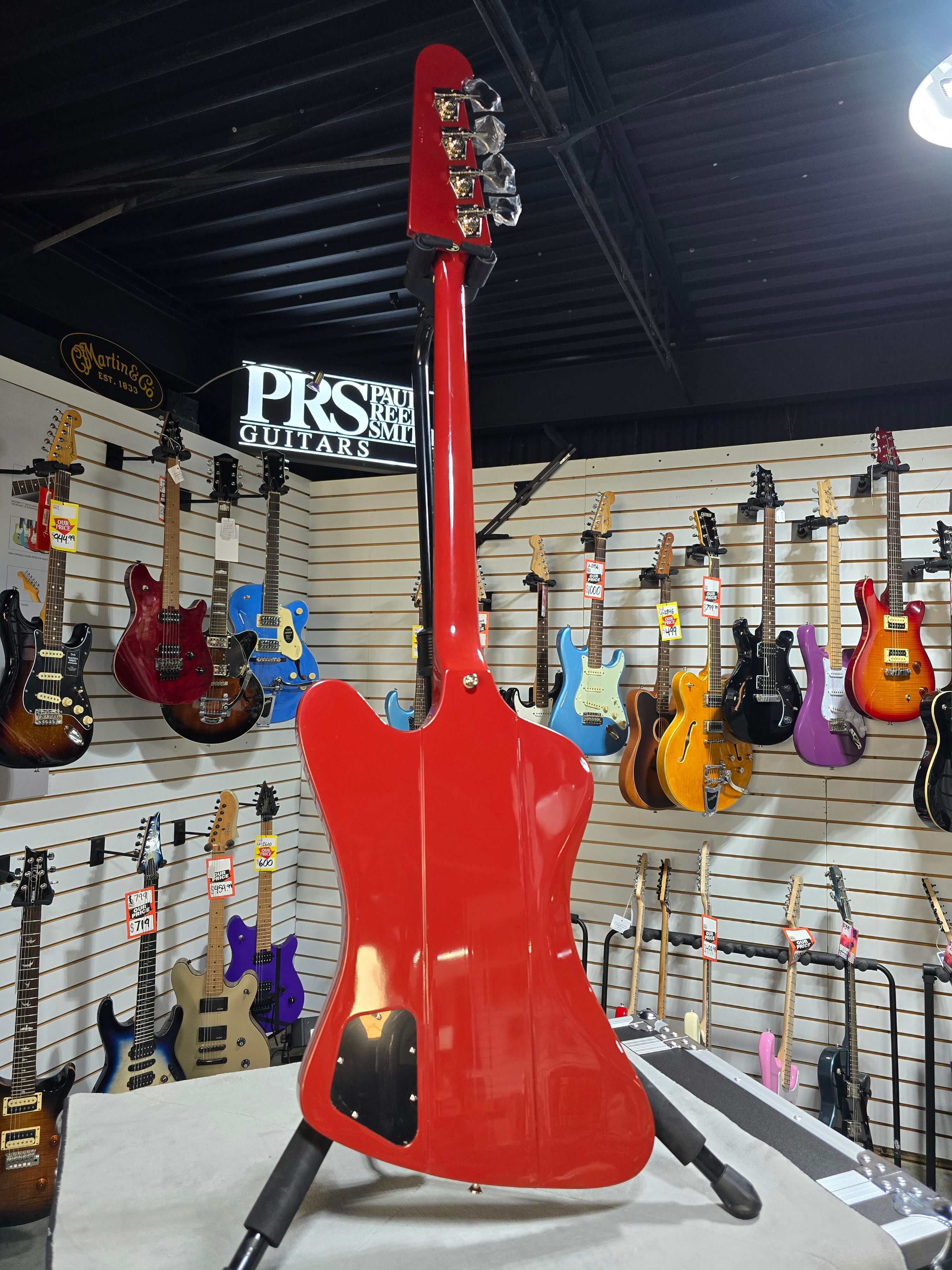 Epiphone Thunderbird '64 Bass Guitar - Ember Red W/Gig Bag & PLEK*D #311