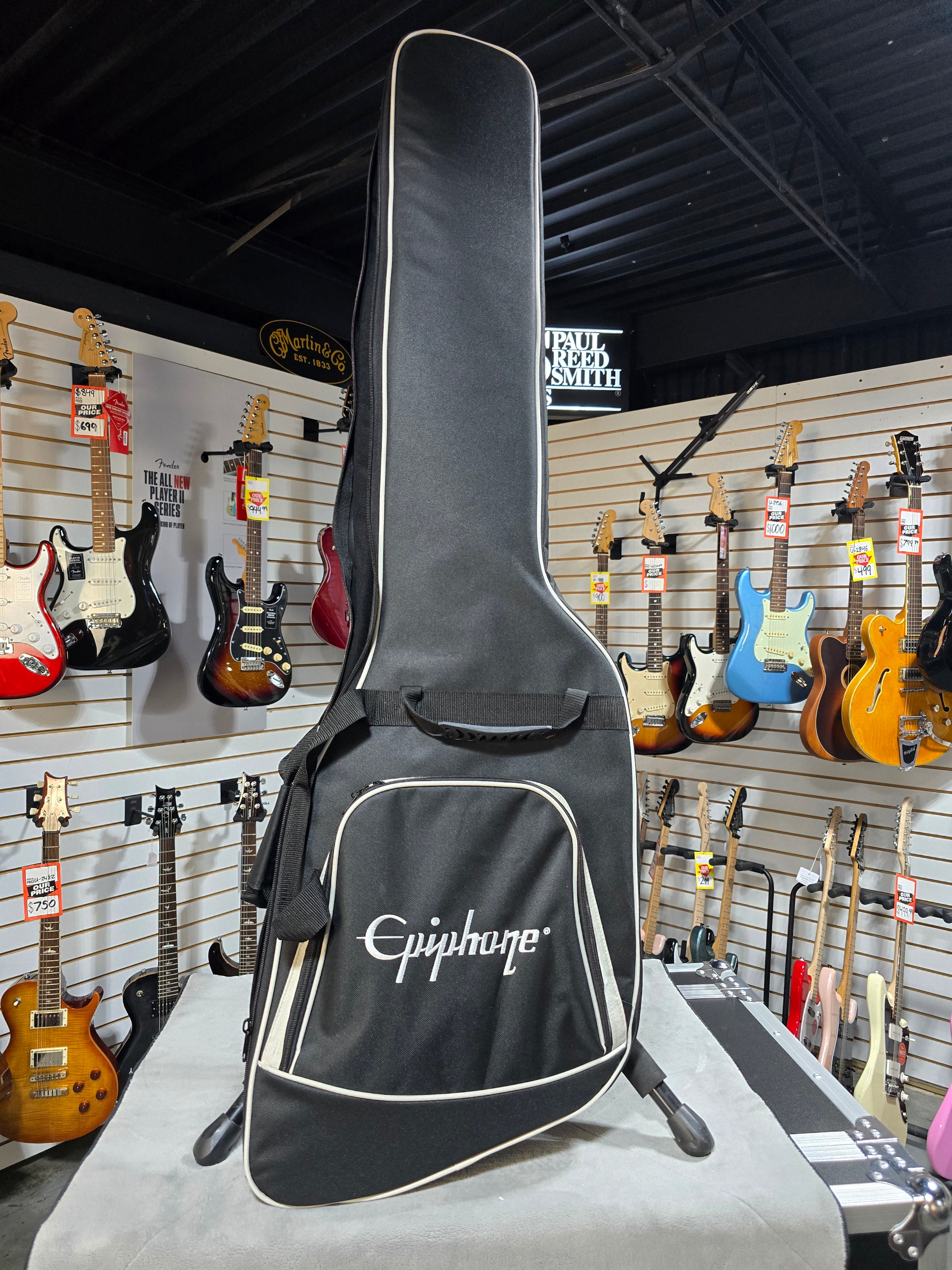 Epiphone Thunderbird '64 Bass Guitar - Ember Red W/Gig Bag & PLEK*D #311