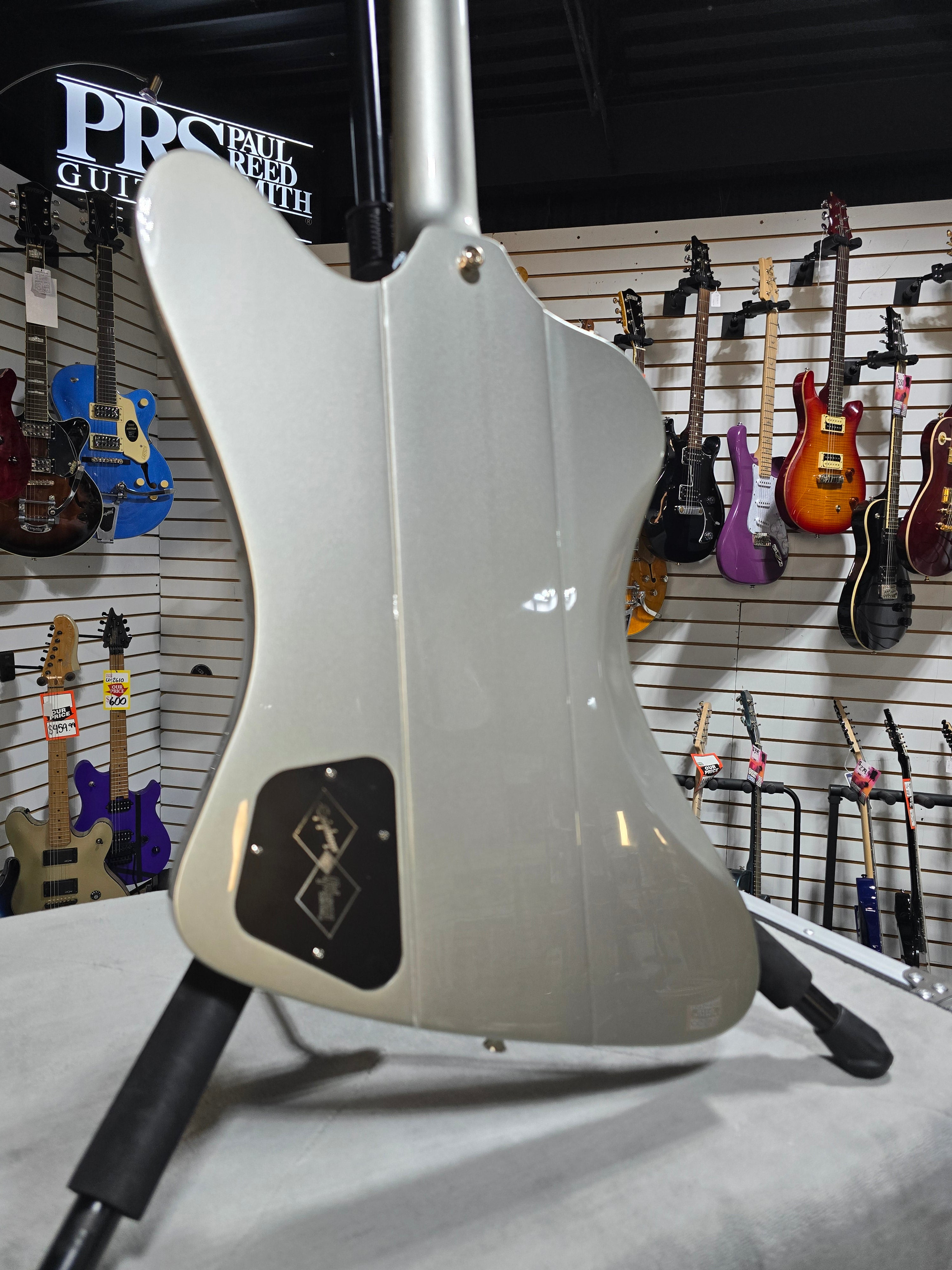 Epiphone 1963 Firebird I - Silver Mist W/ OHSC & PLEK*D #154