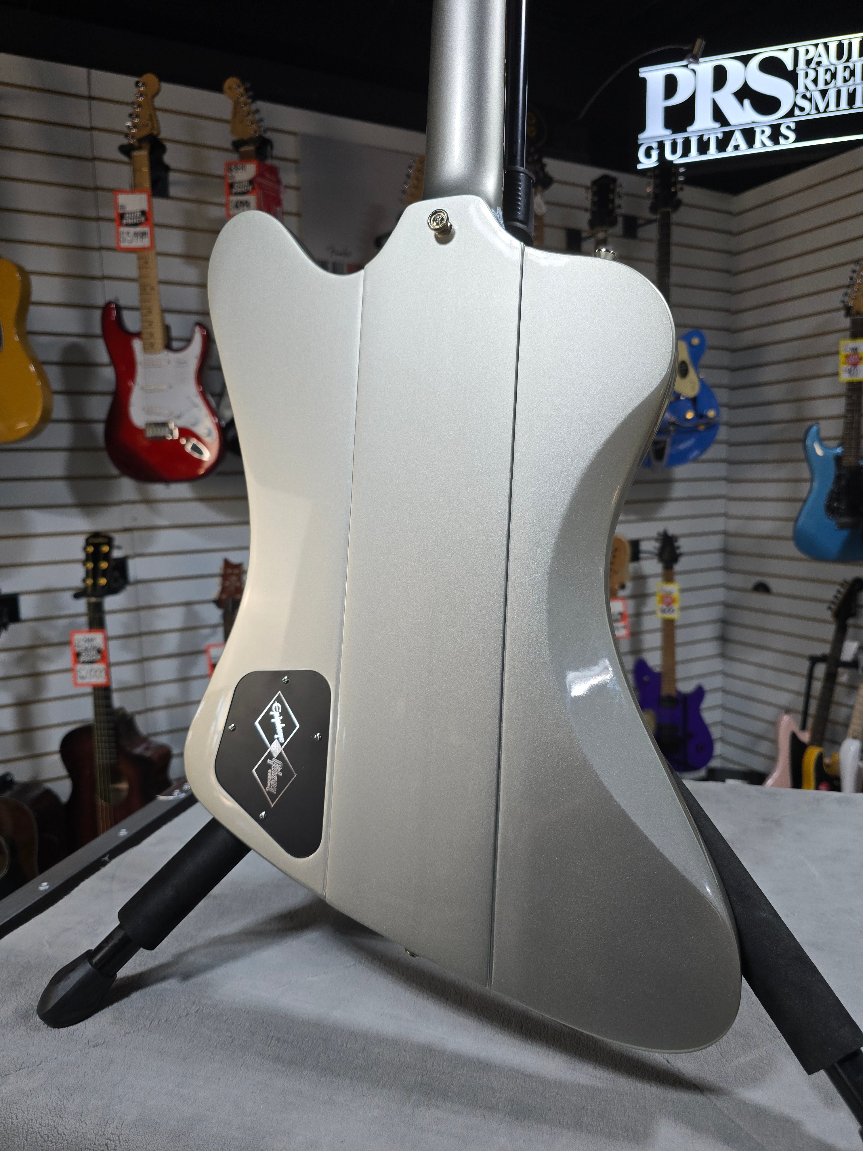 Epiphone 1963 Firebird I - Silver Mist W/ OHSC & PLEK*D #154