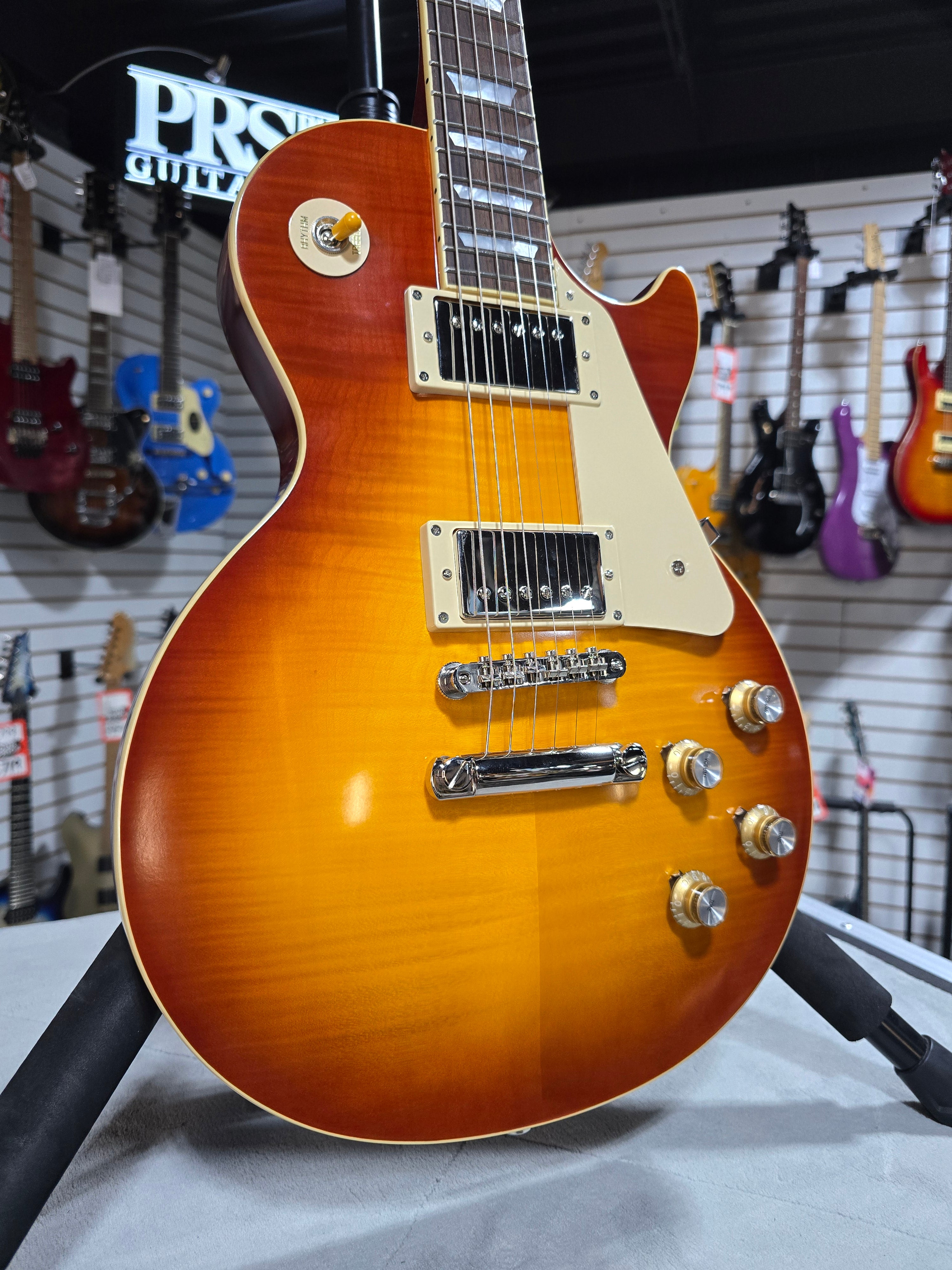 Epiphone 1960 Les Paul Standard Reissue Electric Guitar - Washed Cherry Sunburst w/OHSC & PLEK*D #419