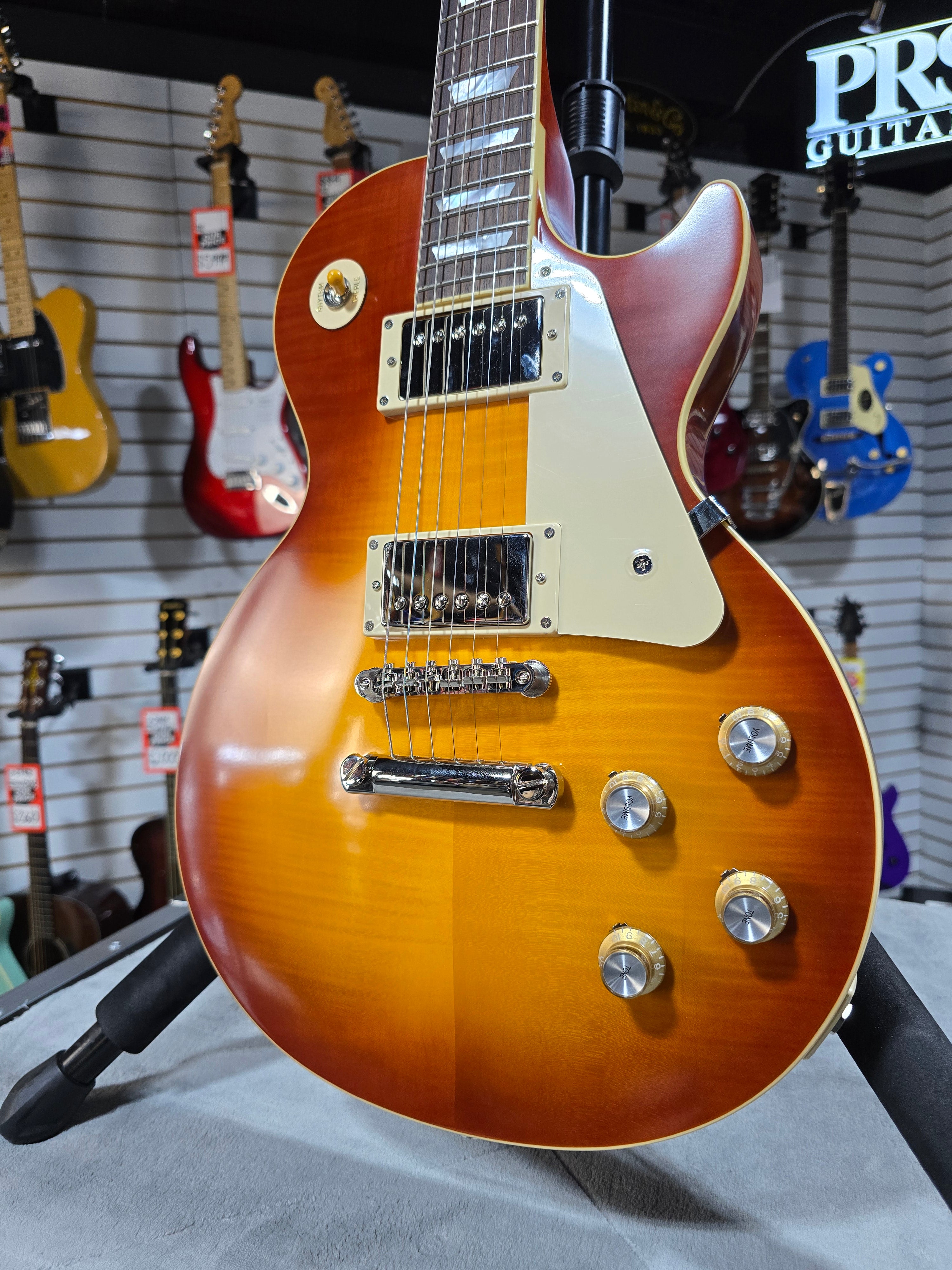 Epiphone 1960 Les Paul Standard Reissue Electric Guitar - Washed Cherry Sunburst w/OHSC & PLEK*D #419