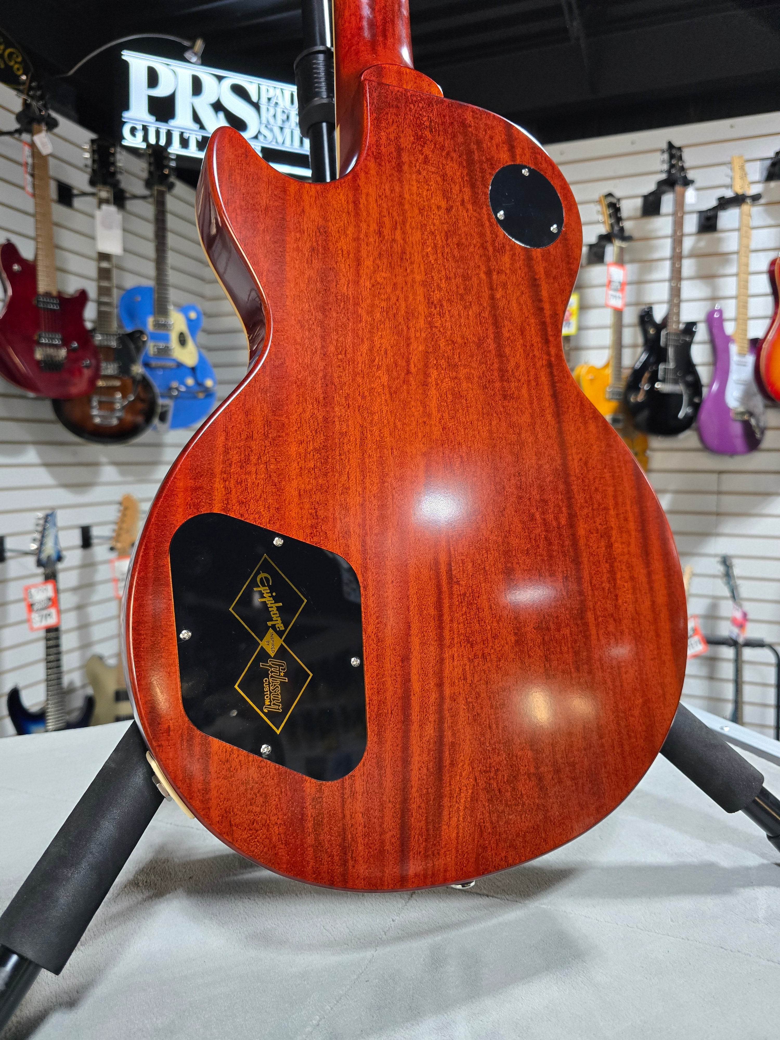 Epiphone 1960 Les Paul Standard Reissue Electric Guitar - Washed Cherry Sunburst w/OHSC & PLEK*D #419