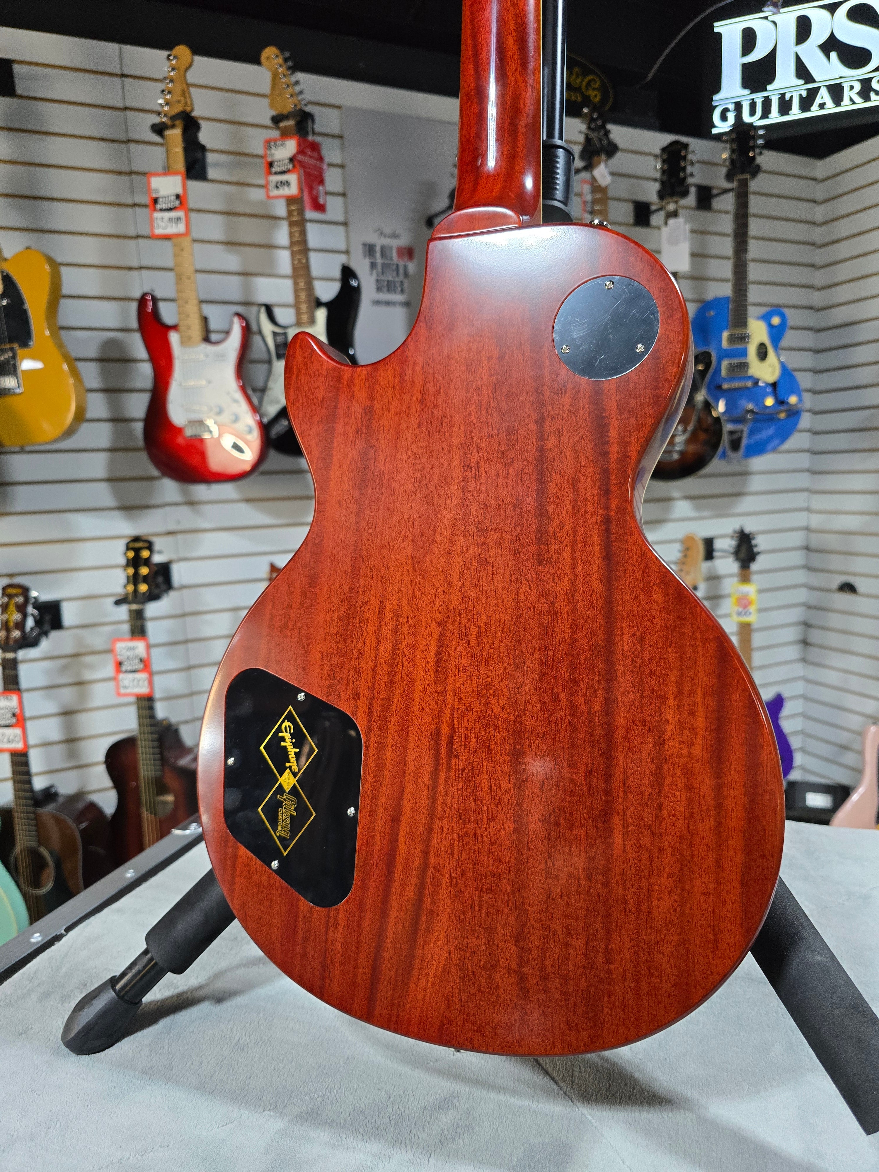 Epiphone 1960 Les Paul Standard Reissue Electric Guitar - Washed Cherry Sunburst w/OHSC & PLEK*D #419