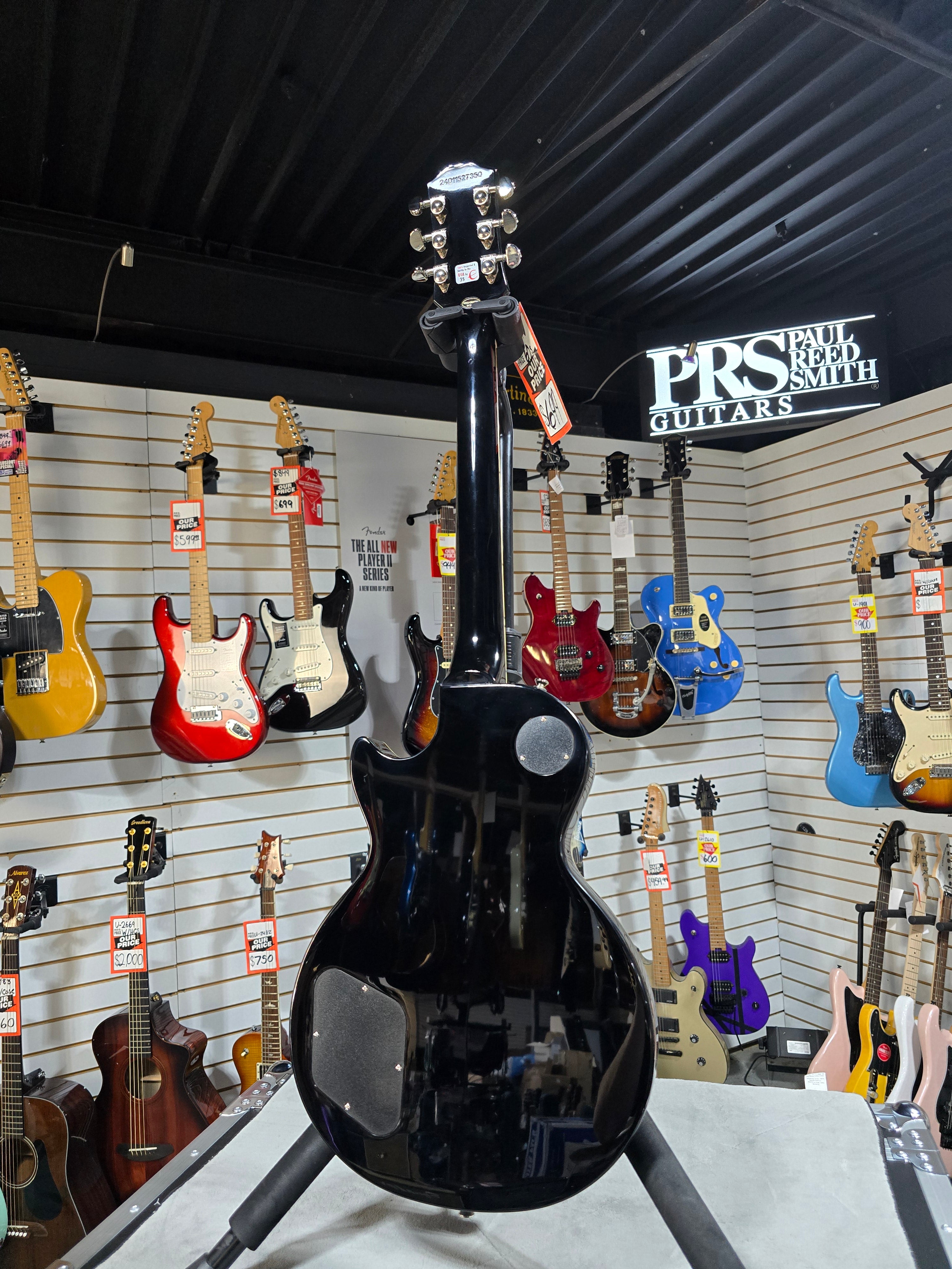 Epiphone Les Paul Standard 60s Electric Guitar - Ebony w/ Gig Bag & PLEK*D #350