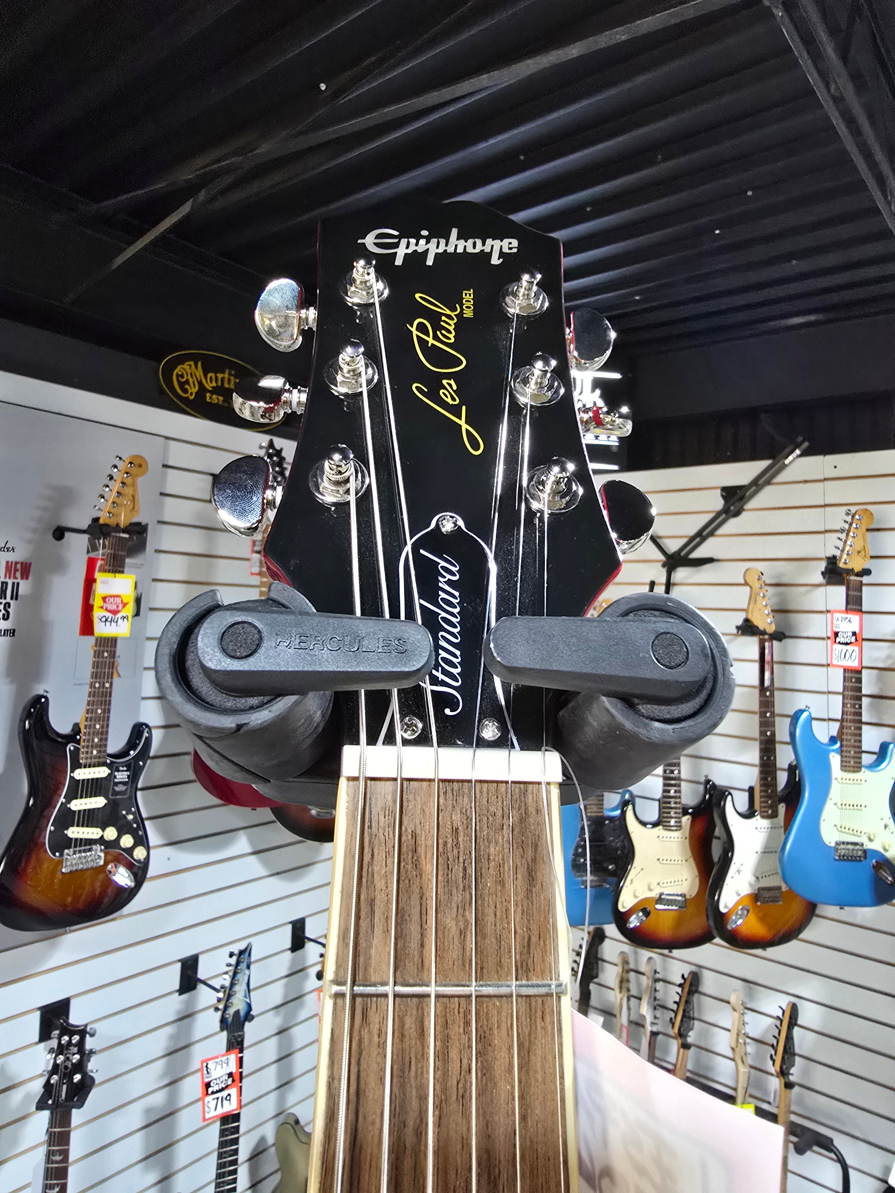 Epiphone Les Paul Standard - Washed Cherry Sunburst w/ Gig Bag & PLEK*D #026