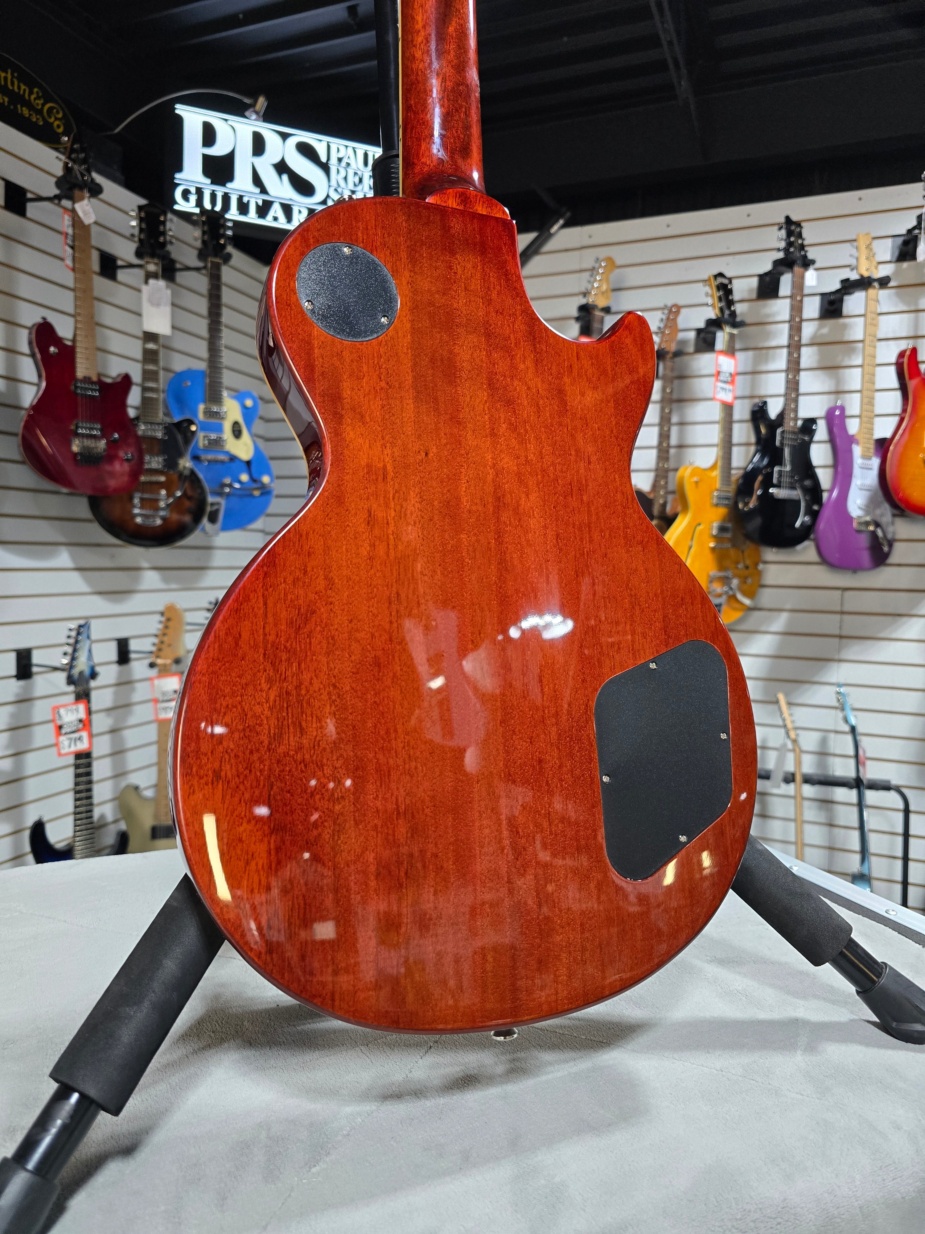 Epiphone Les Paul Standard 50s Left Handed Electric Guitar - Washed Cherry Sunburst w/ Gig Bag & PLEK*D #276