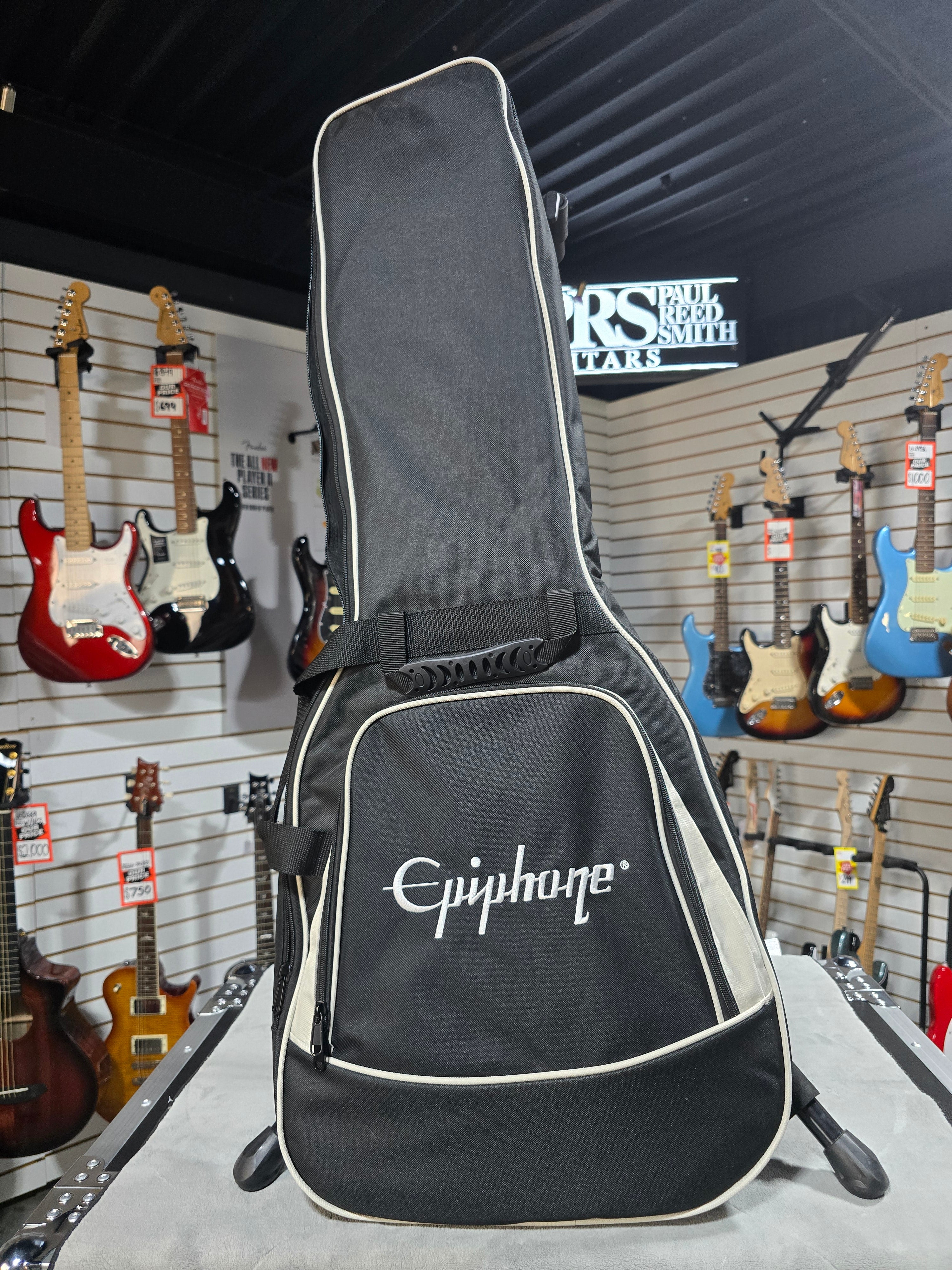 Epiphone Les Paul Standard 50s Left Handed Electric Guitar - Washed Cherry Sunburst w/ Gig Bag & PLEK*D #276