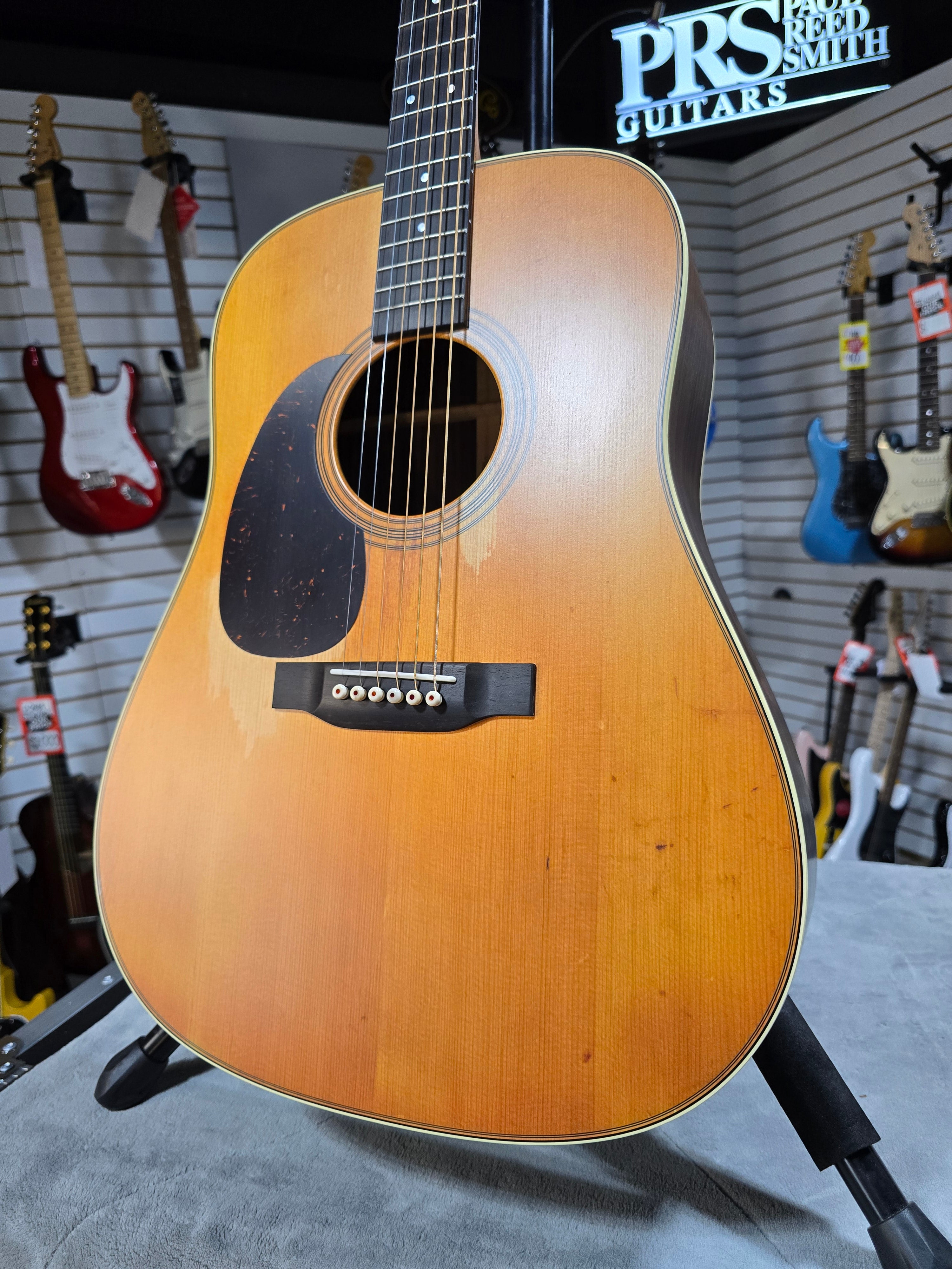 Martin D-28 Street Legend Standard Series Left Handed Acoustic Guitar - Custom Ink (2025) w/OHSC & PLEK*D #978