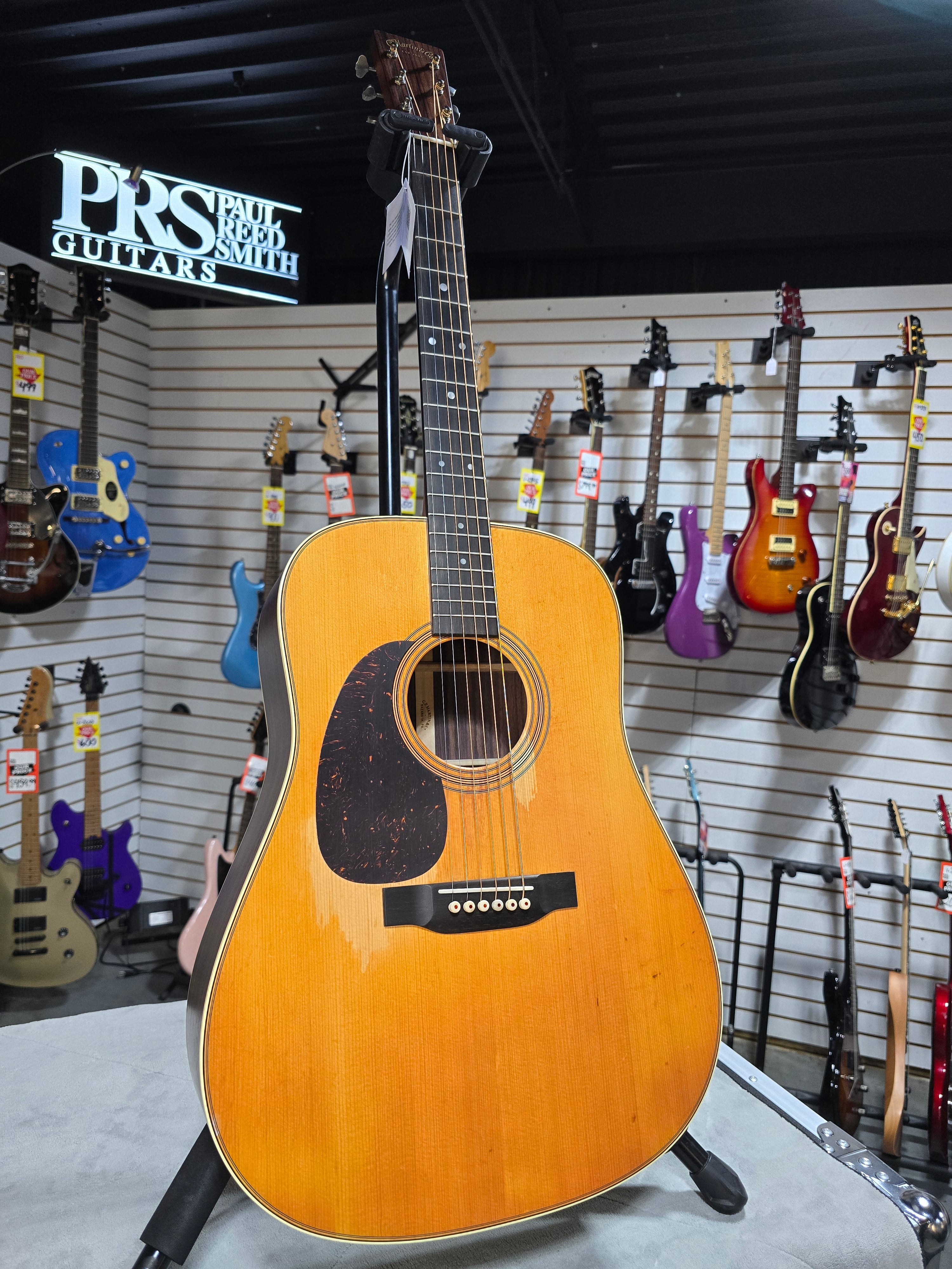 Martin D-28 Street Legend Standard Series Left Handed Acoustic Guitar - Custom Ink (2025) w/OHSC & PLEK*D #978