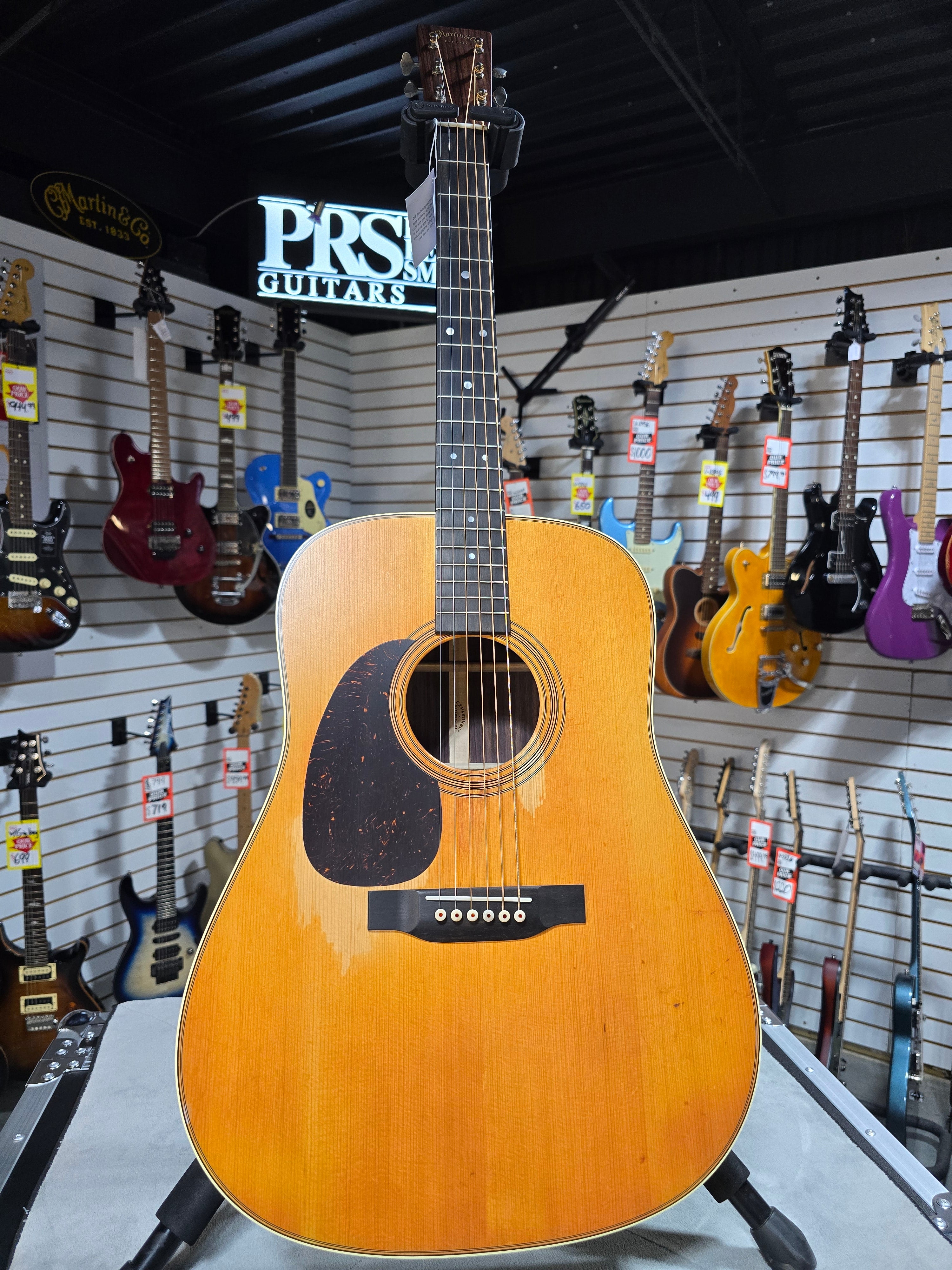 Martin D-28 Street Legend Standard Series Left Handed Acoustic Guitar - Custom Ink (2025) w/OHSC & PLEK*D #978