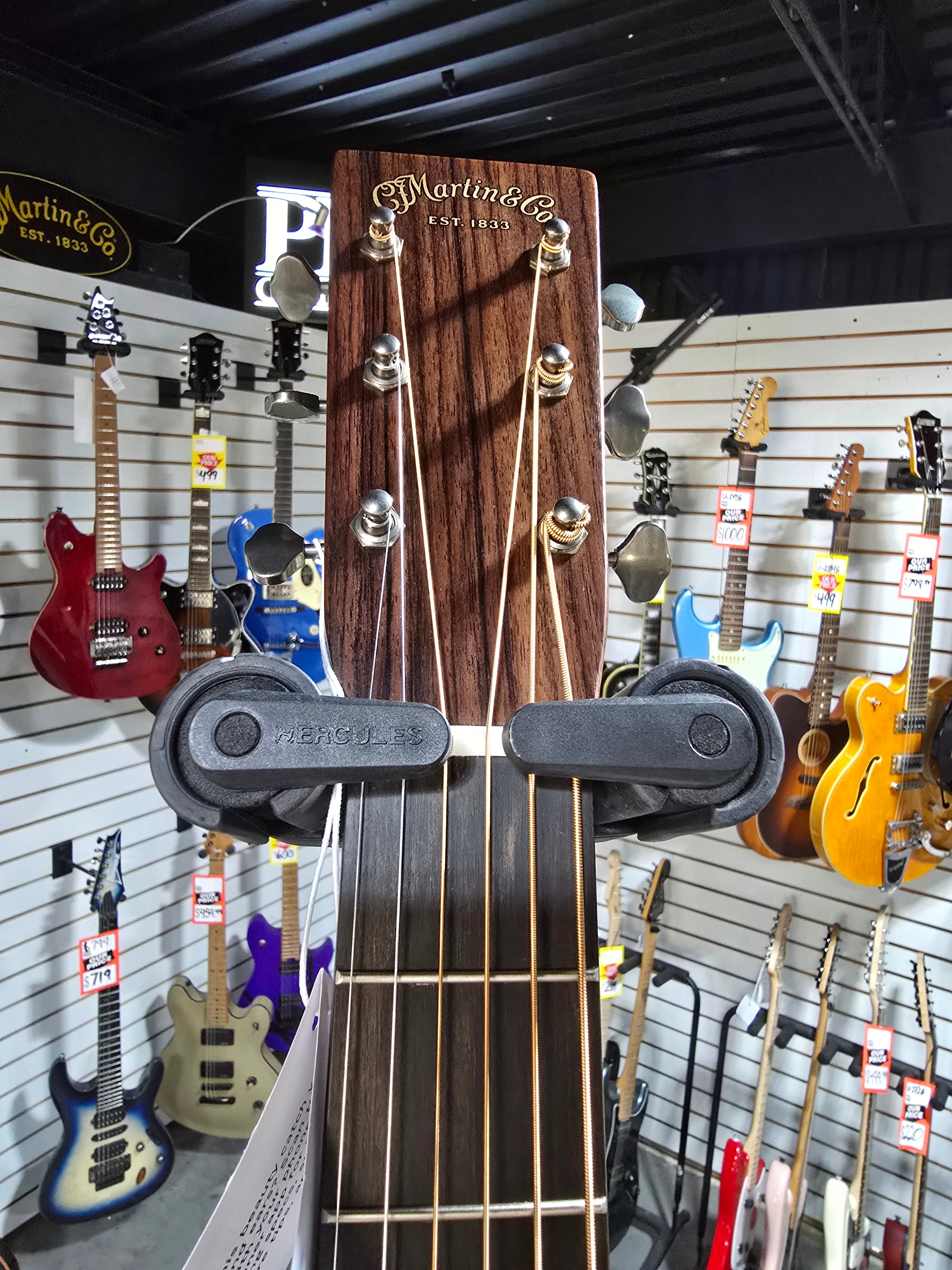 Martin D-28 Street Legend Standard Series Left Handed Acoustic Guitar - Custom Ink (2025) w/OHSC & PLEK*D #978