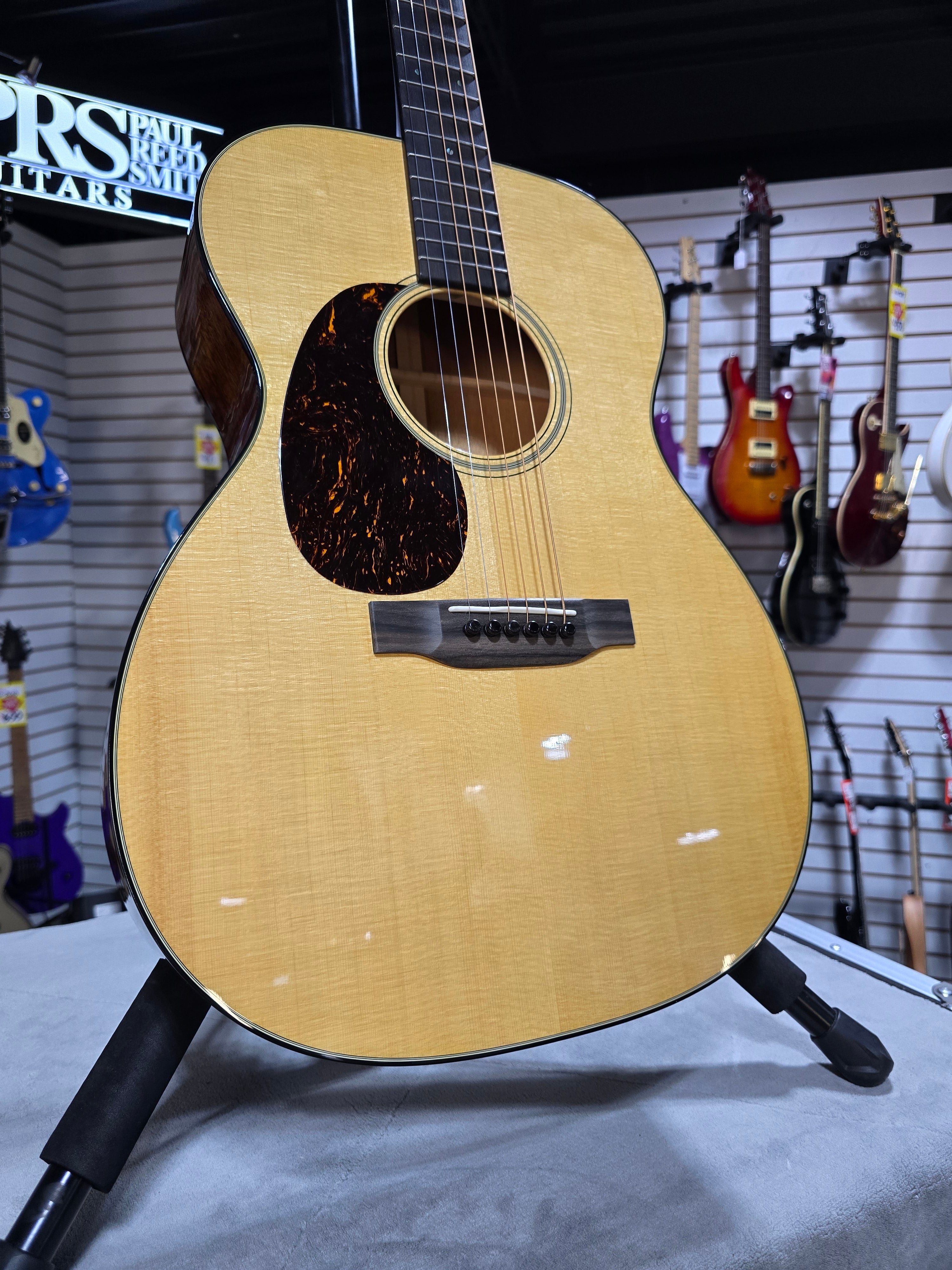 2025 Martin 000-18 Standard Series Left Handed Acoustic Guitar - Natural Aging Toner w/ OHSC & PLEK*D #839