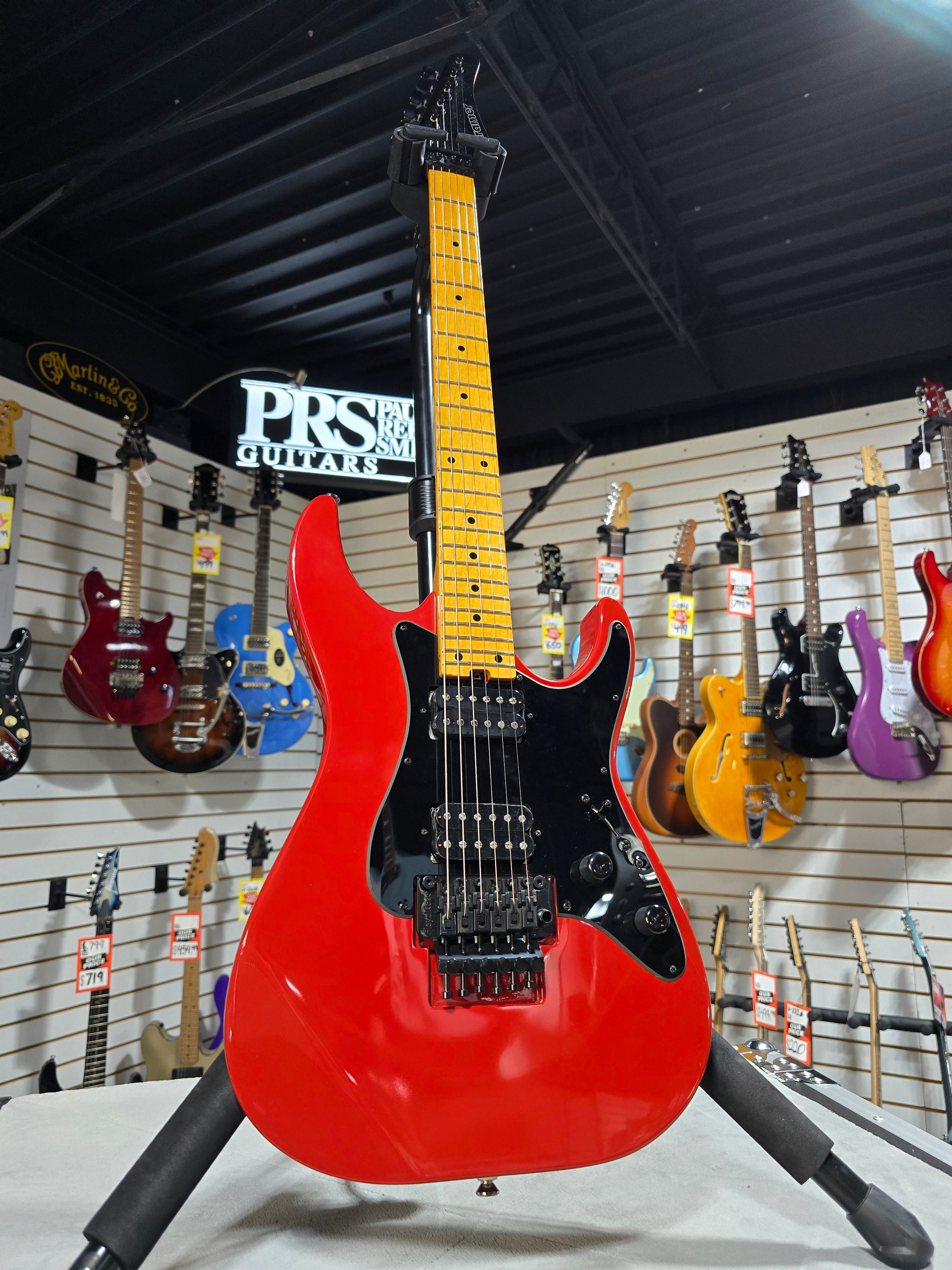 Kramer Volante HHFR Electric Guitar - Defender Red w/ Gig Bag & PLEK*D #447