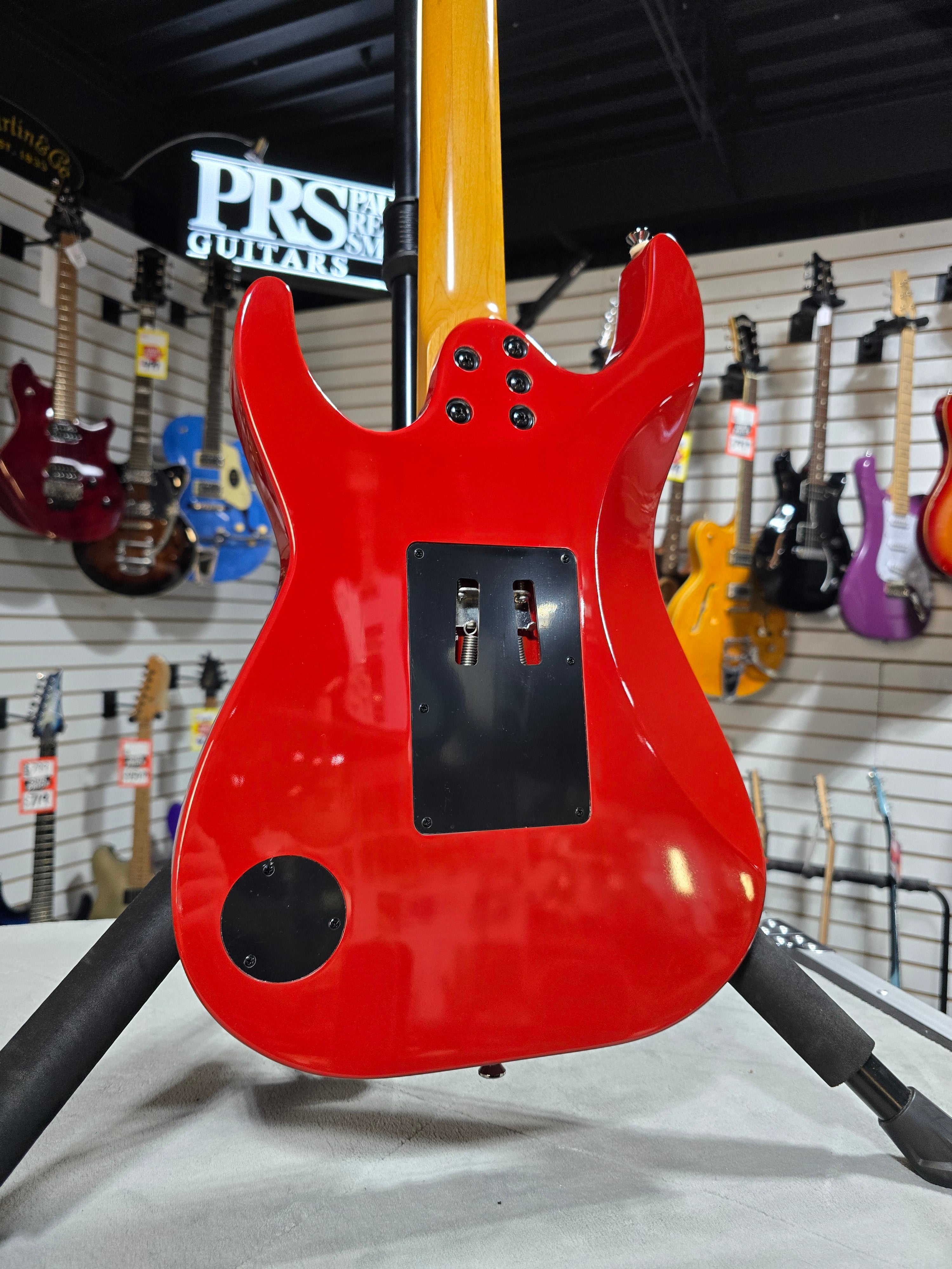 Kramer Volante HHFR Electric Guitar - Defender Red w/ Gig Bag & PLEK*D #447