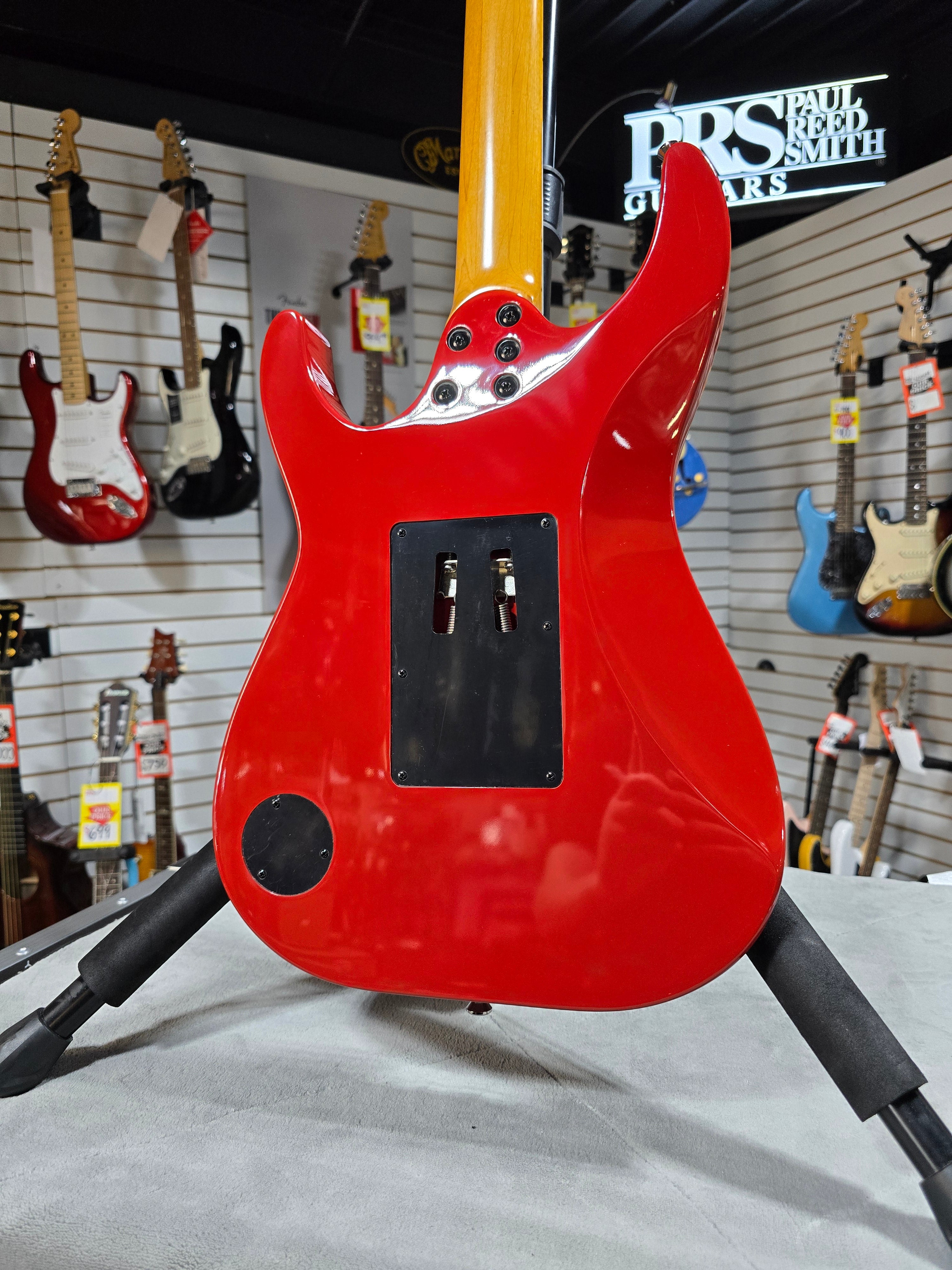Kramer Volante HHFR Electric Guitar - Defender Red w/ Gig Bag & PLEK*D #447