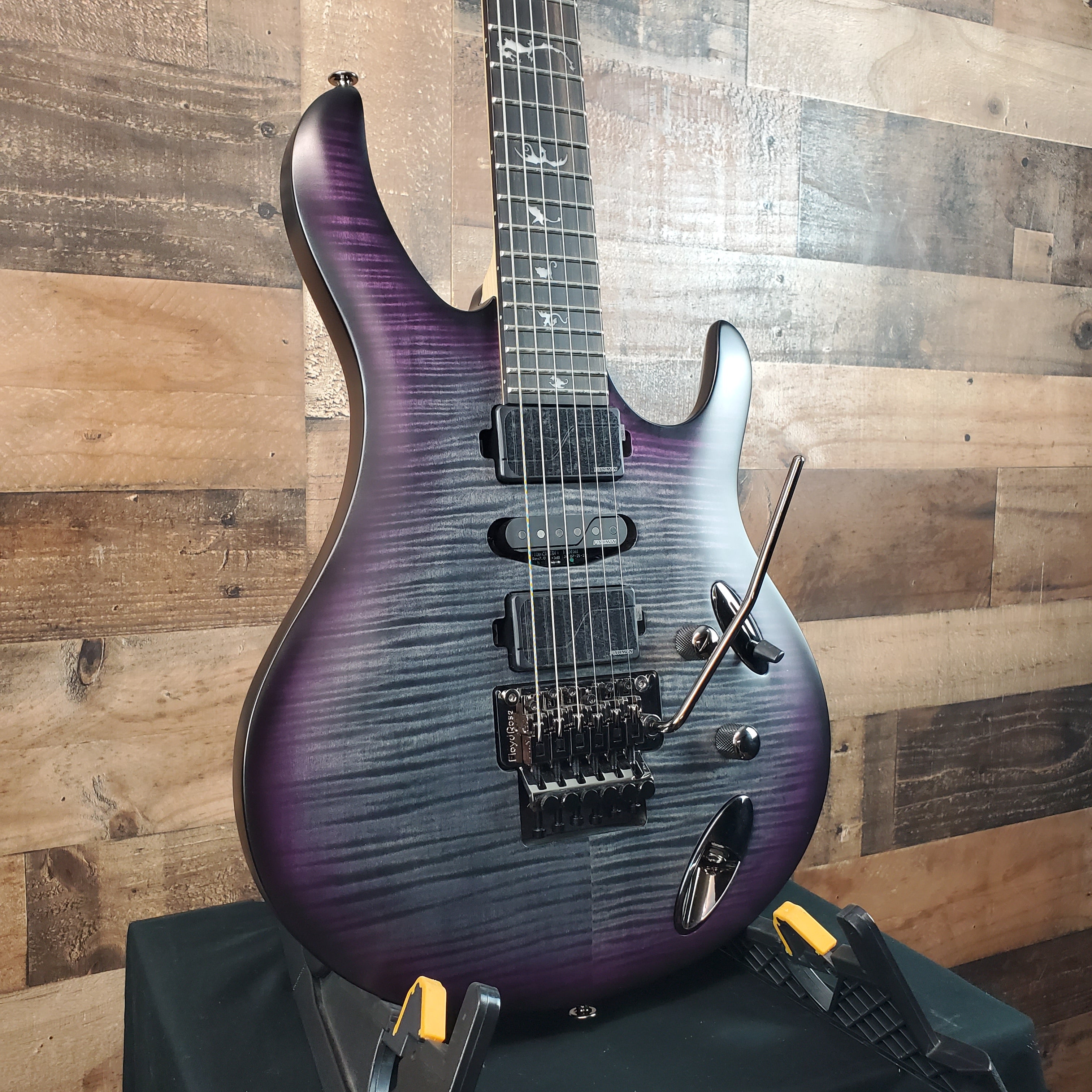 PRS SE Chleo Herman Li Signature, Charcoal Purple Burst, Gig Bag, 355