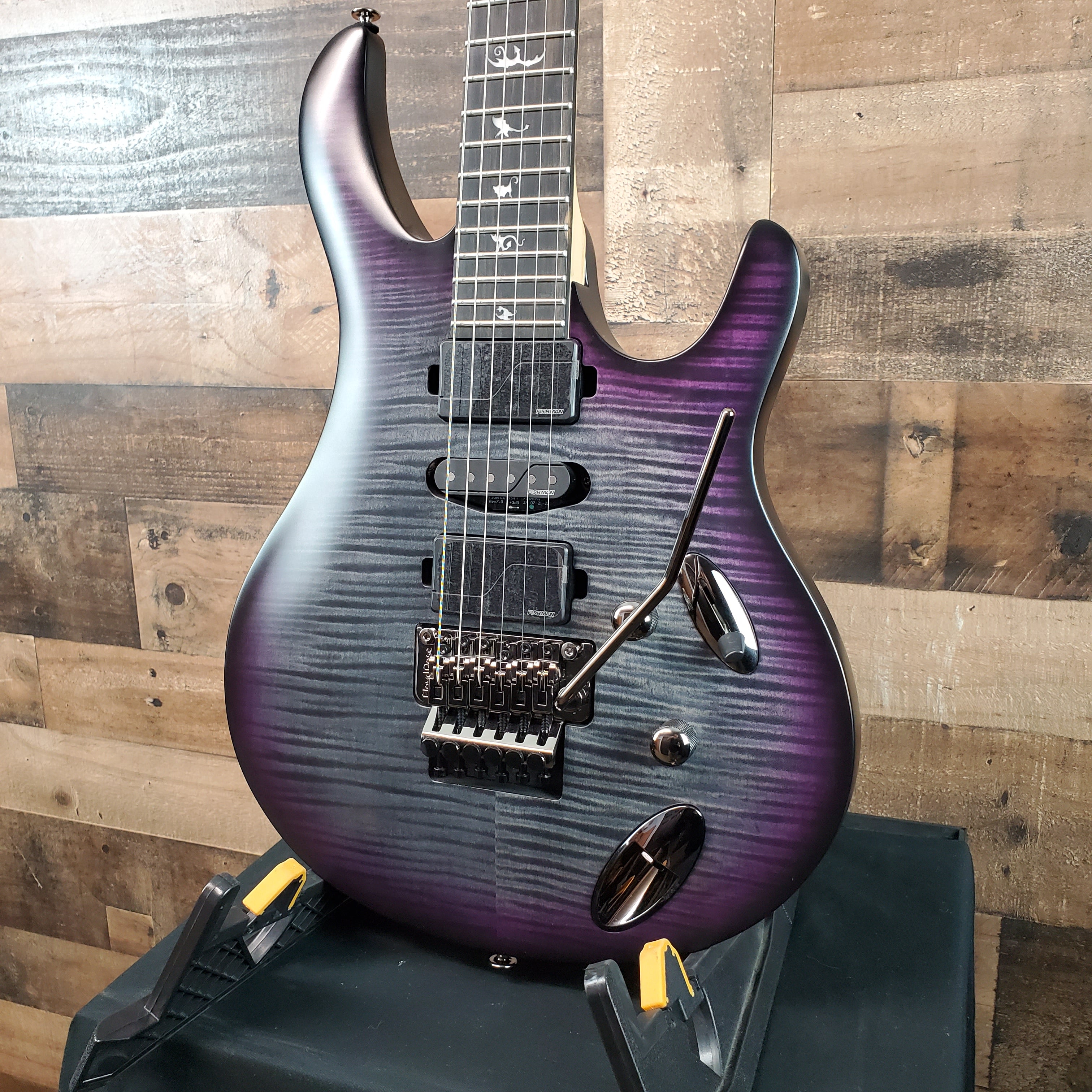 PRS SE Chleo Herman Li Signature, Charcoal Purple Burst, Gig Bag, 355