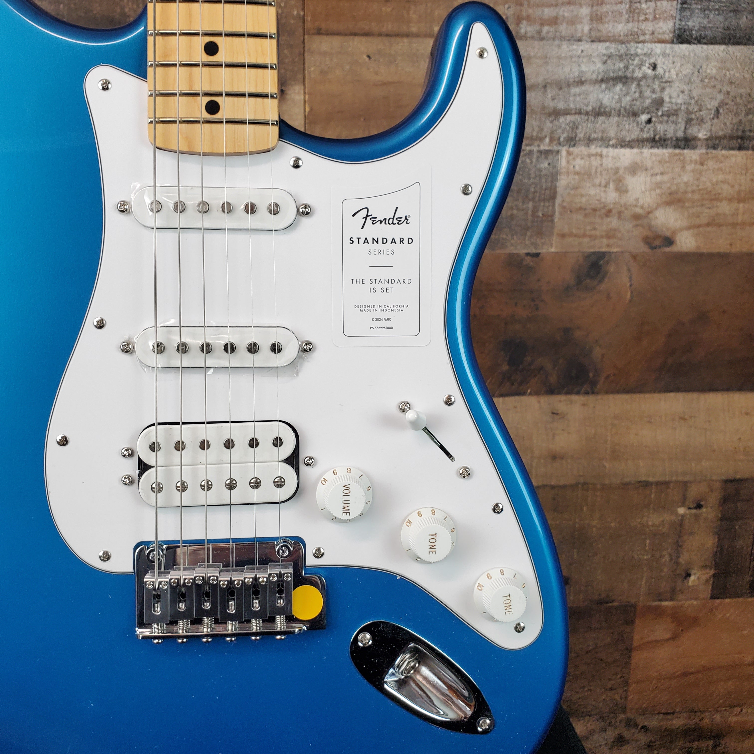 Fender Standard Stratocaster HSS Electric Guitar - Aqua Marine Metallic 889