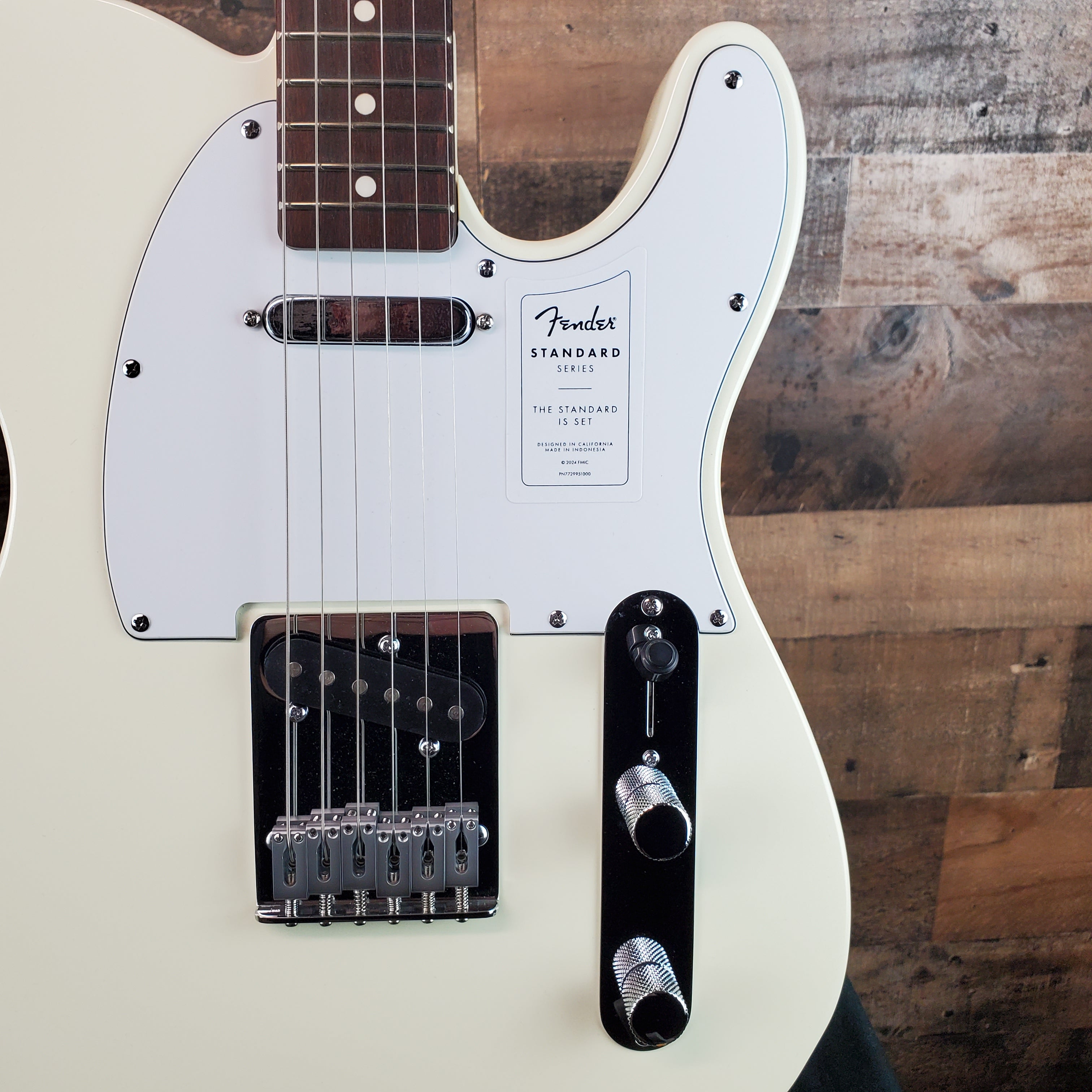 Fender Standard Telecaster Electric Guitar - Olympic White 744
