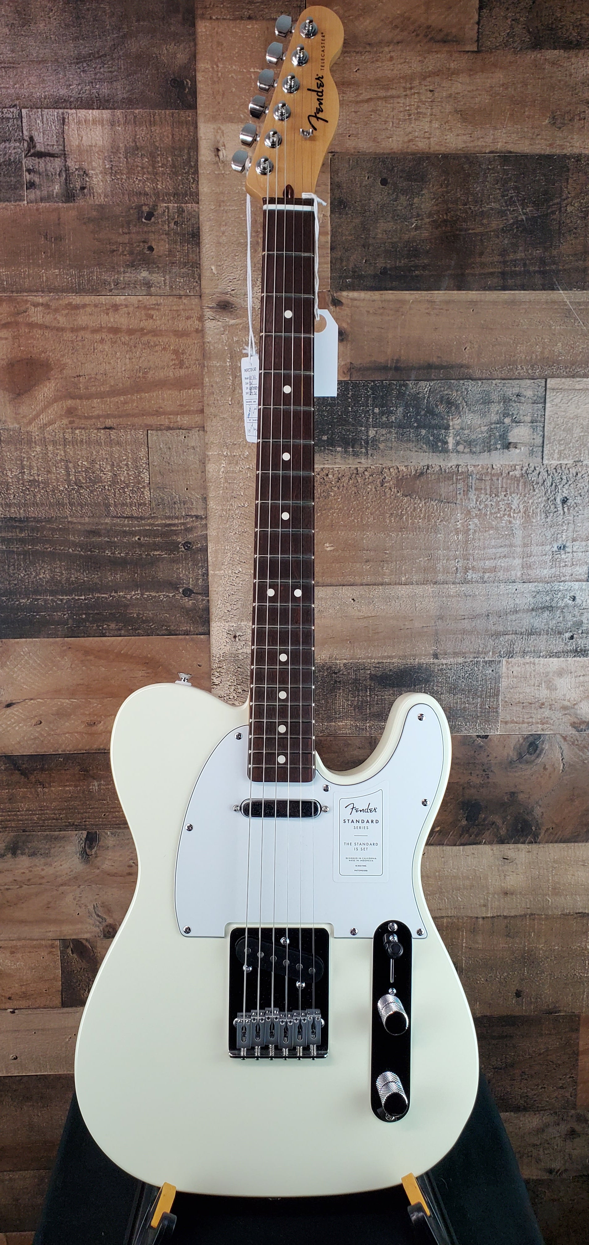 Fender Standard Telecaster Electric Guitar - Olympic White 744