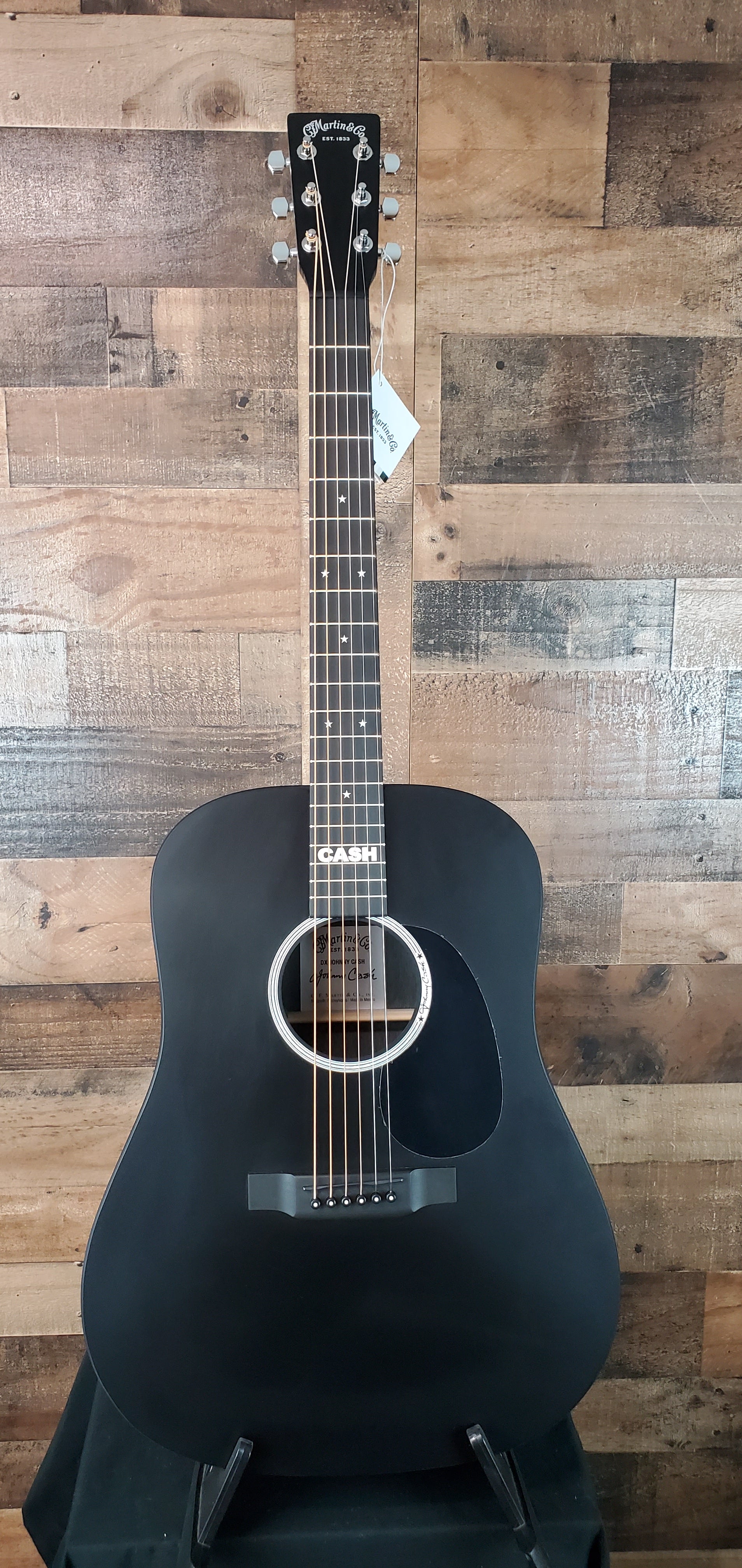 Martin DX Johnny Cash, Satin Black Finish, Free Ship
