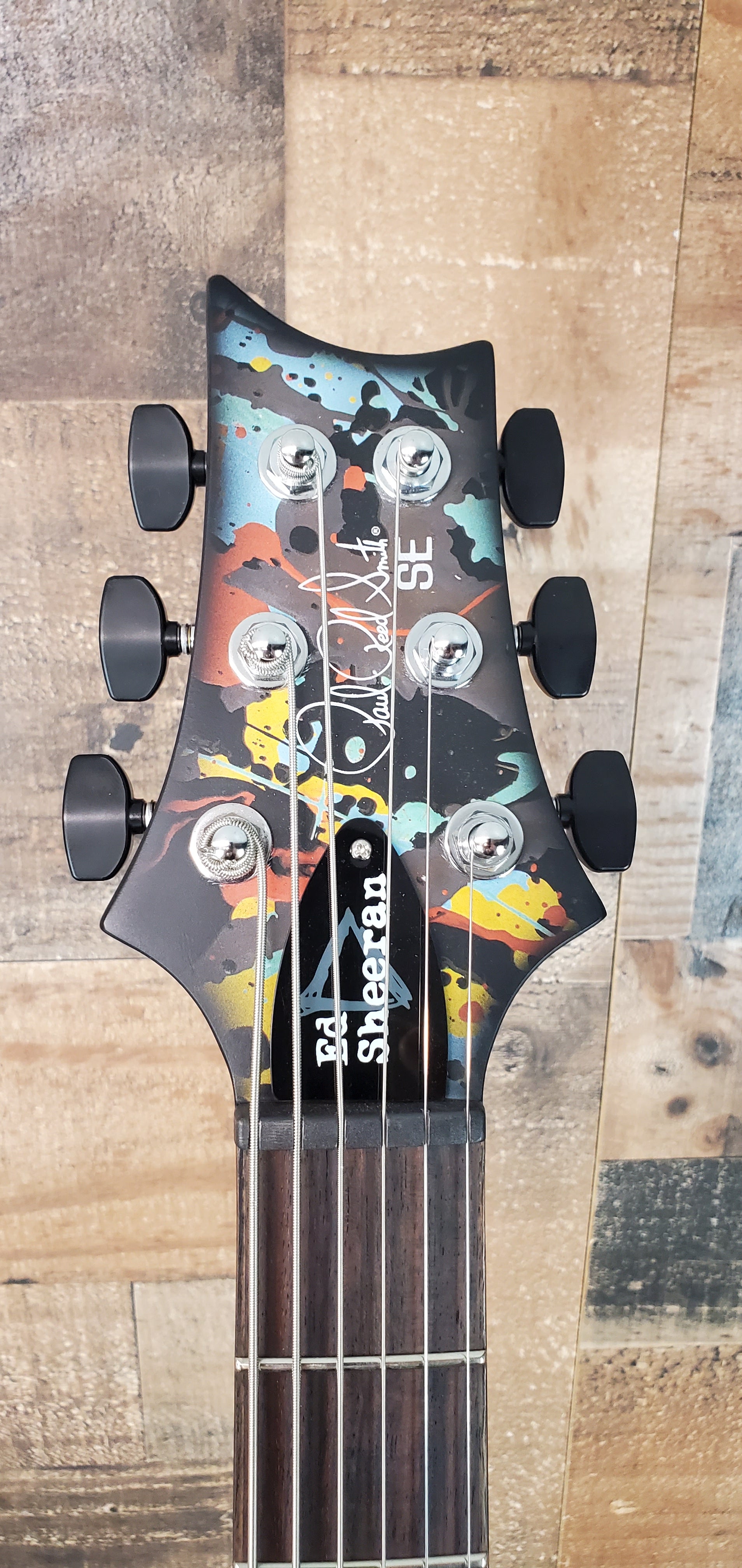 PRS SE Ed Sheeran Hollowbody I Piezo Baritone, Cosmic Splash, Gig Bag, 962