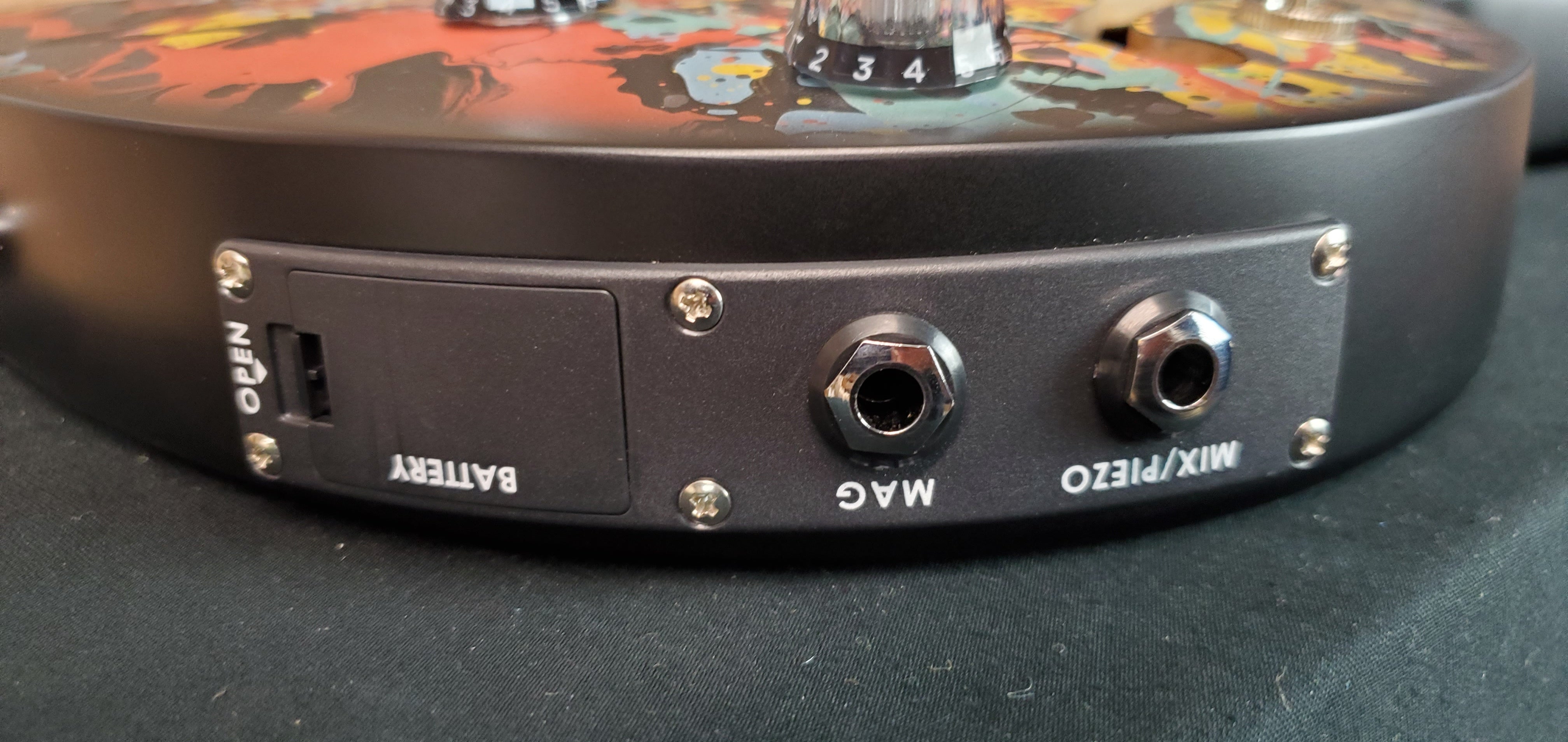 PRS SE Ed Sheeran Hollowbody I Piezo Baritone, Cosmic Splash, Gig Bag, 962