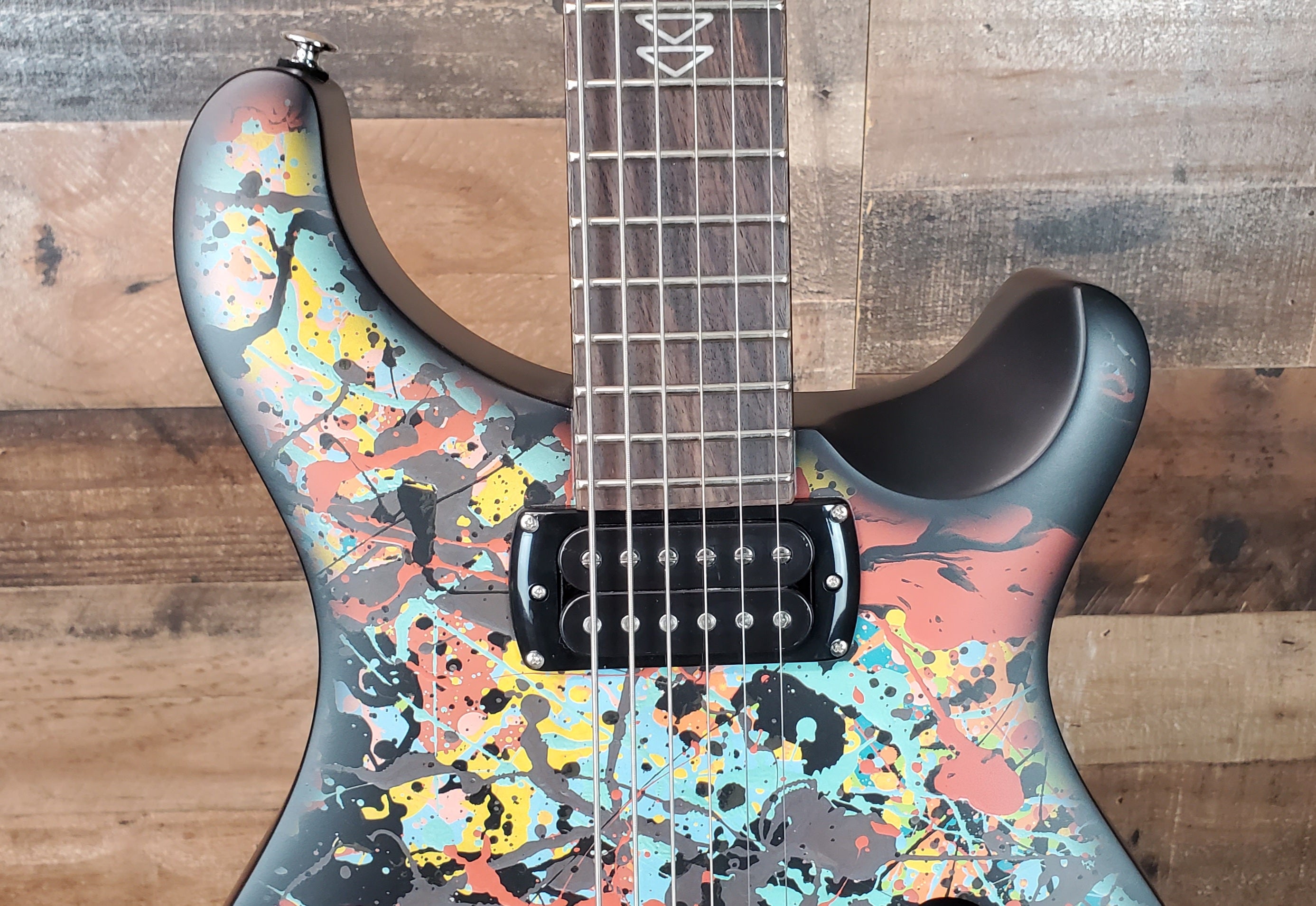 PRS SE Ed Sheeran Hollowbody I Piezo Baritone, Cosmic Splash, Gig Bag, 962