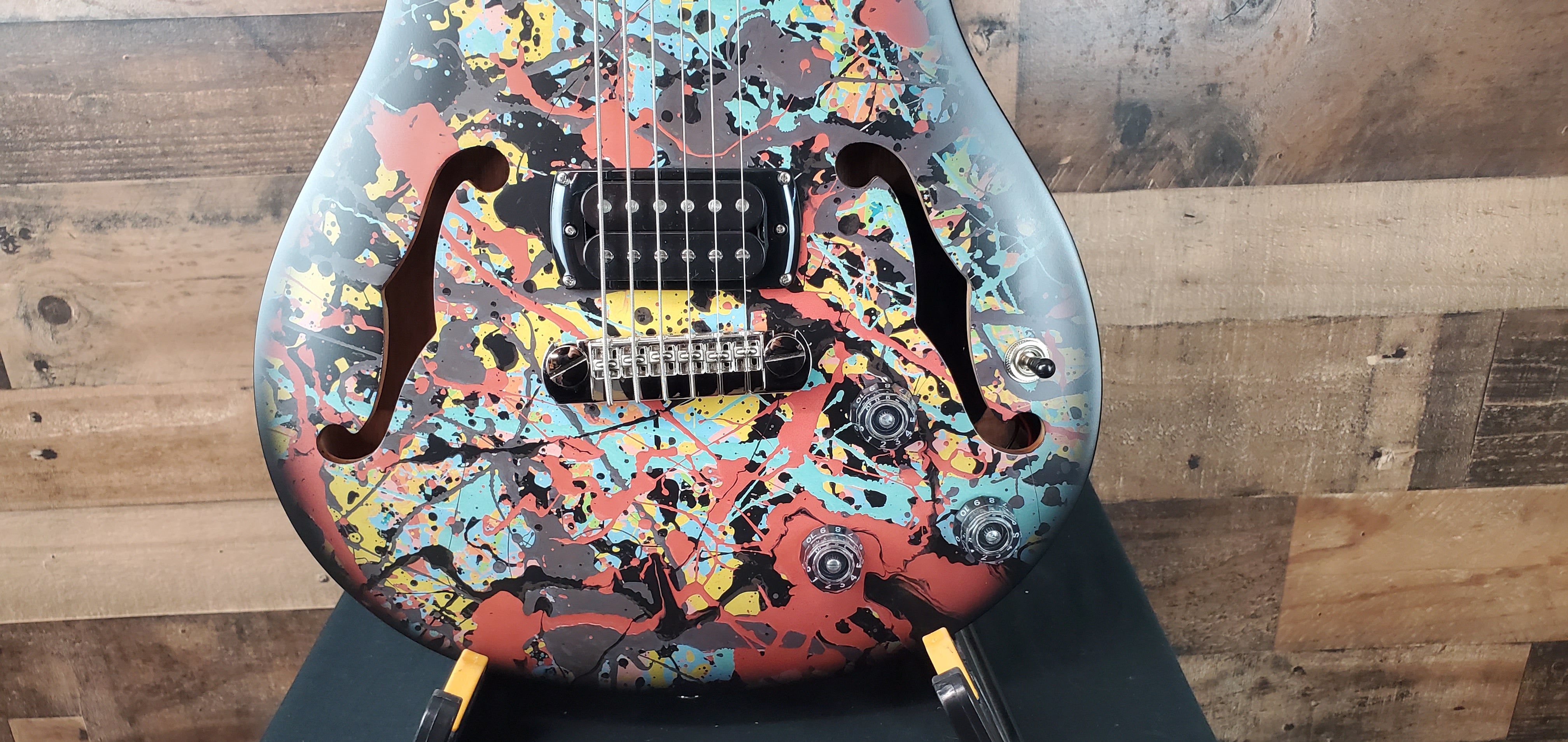 PRS SE Ed Sheeran Hollowbody I Piezo Baritone, Cosmic Splash, Gig Bag, Free PLEK! 630