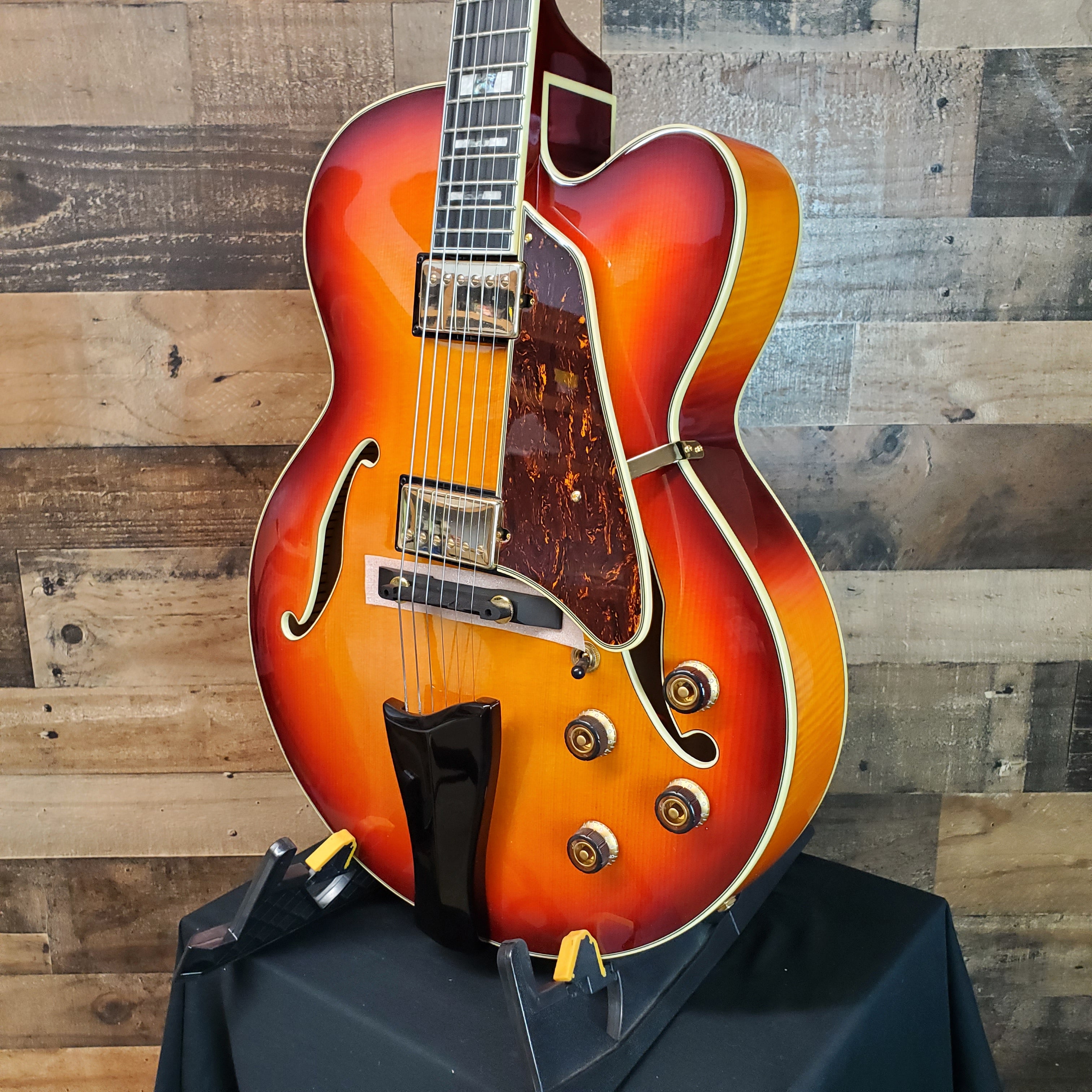 Ibanez Artstar AF115 Hollowbody Electric Guitar, Aged Whiskey Burst, Hard Case, 541