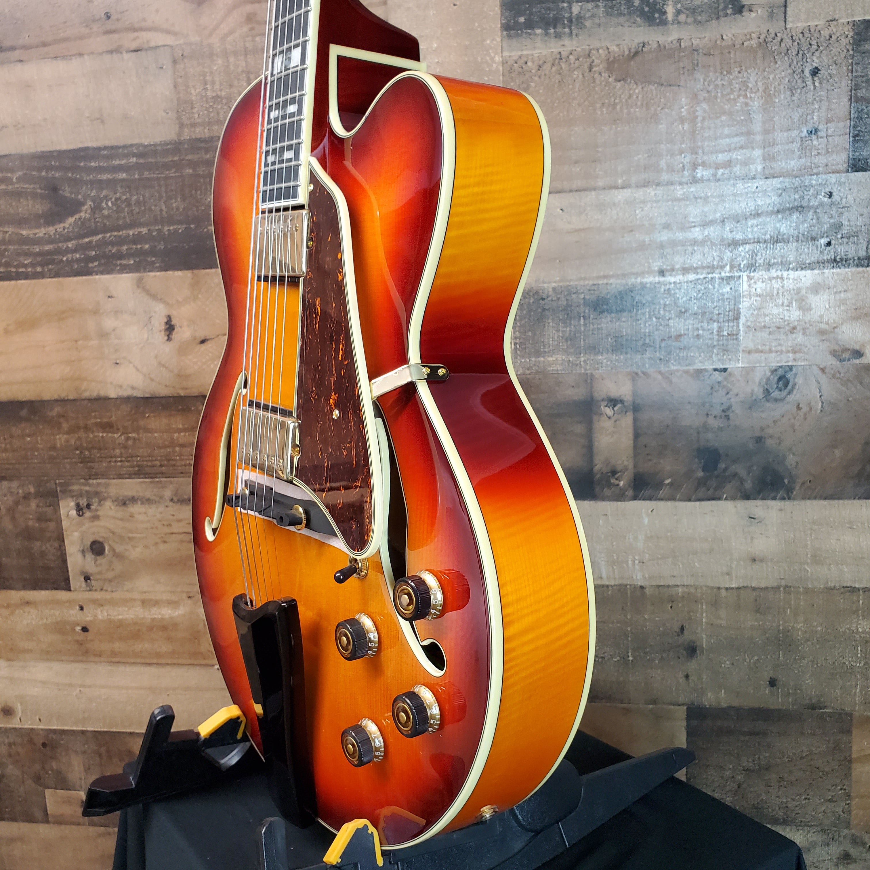 Ibanez Artstar AF115 Hollowbody Electric Guitar, Aged Whiskey Burst, Hard Case, 541