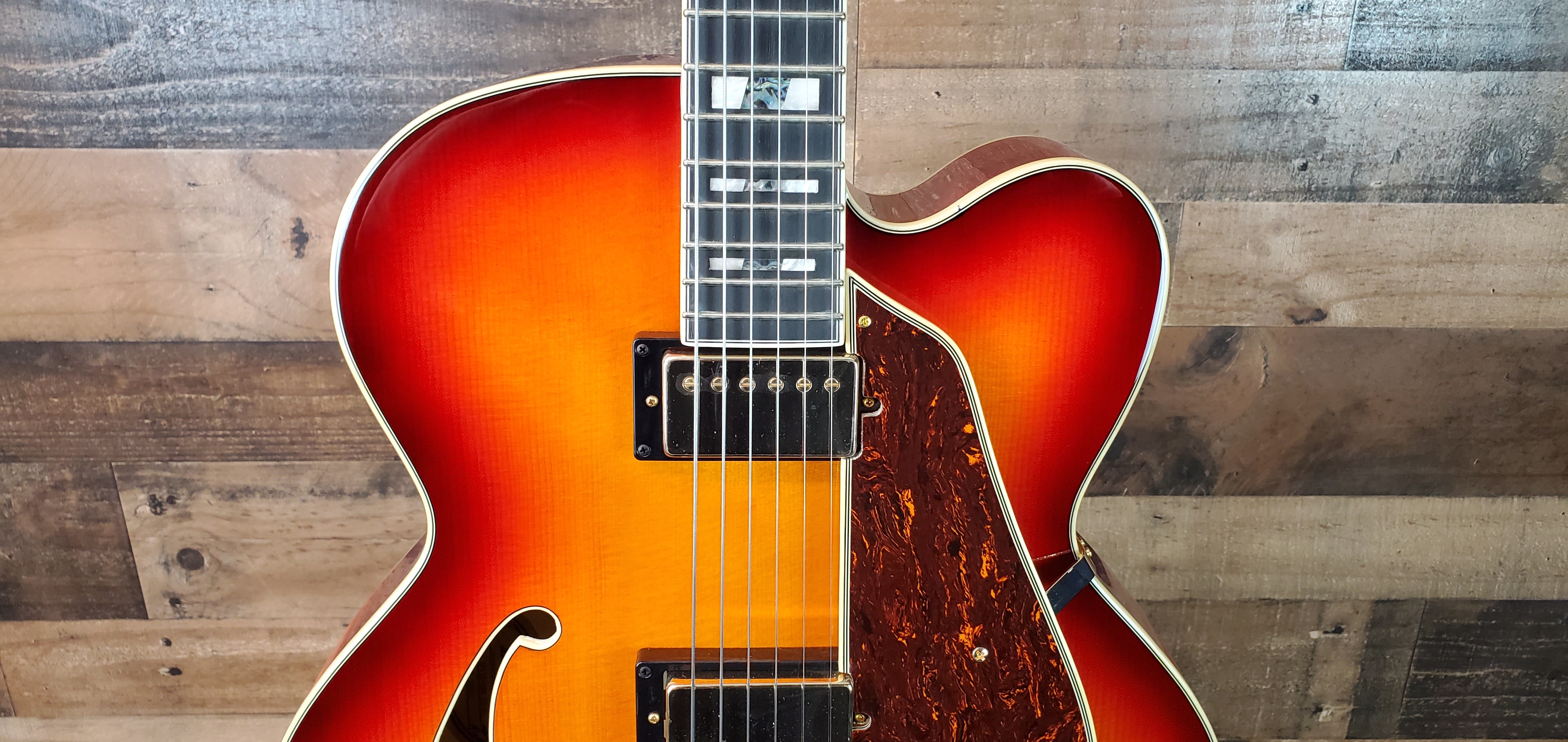 Ibanez Artstar AF115 Hollowbody Electric Guitar, Aged Whiskey Burst, Hard Case, 541