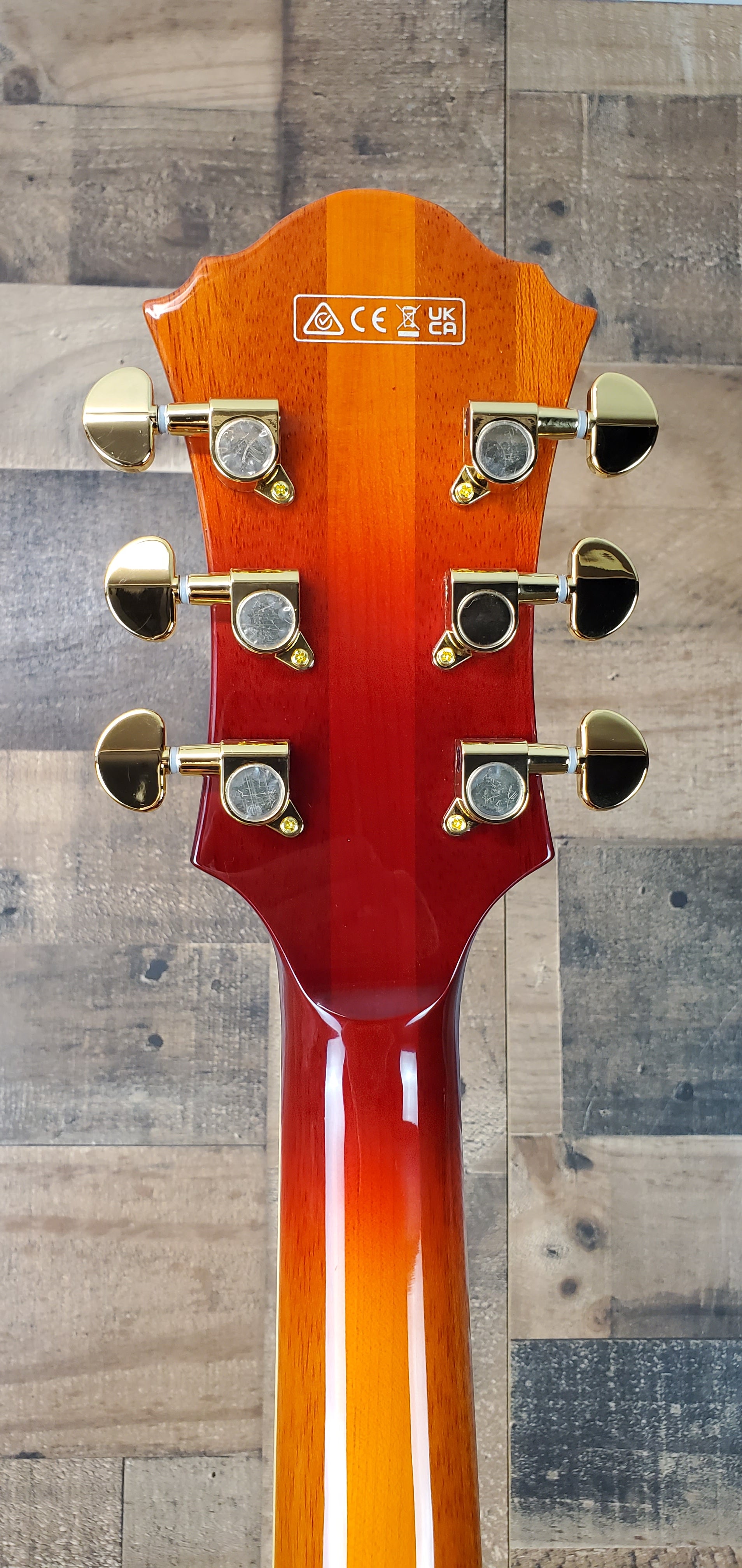 Ibanez Artstar AF115 Hollowbody Electric Guitar, Aged Whiskey Burst, Hard Case, 541