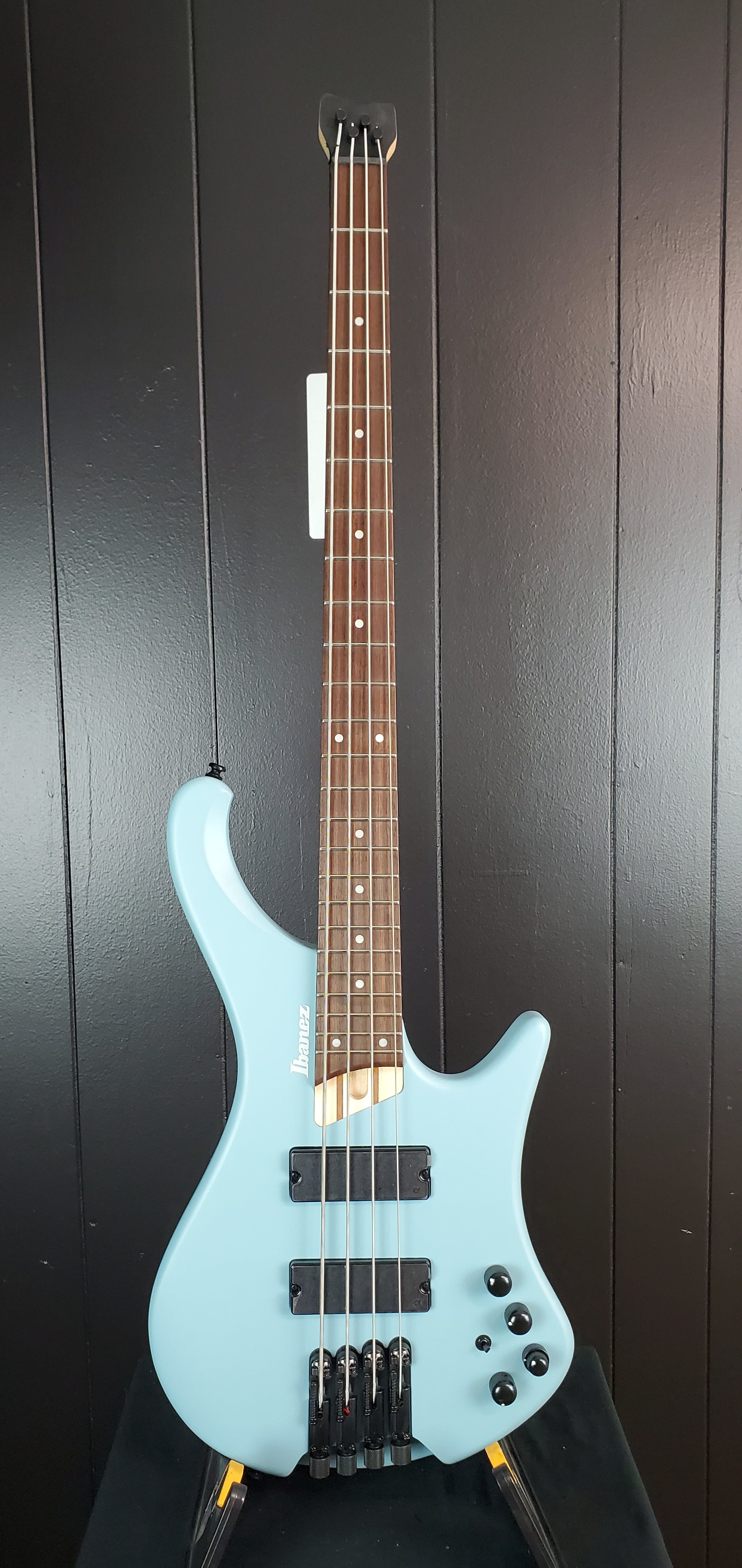 Ibanez Bass Workshop EHB600 Electric Bass Guitar - Purist Blue Matte, #395