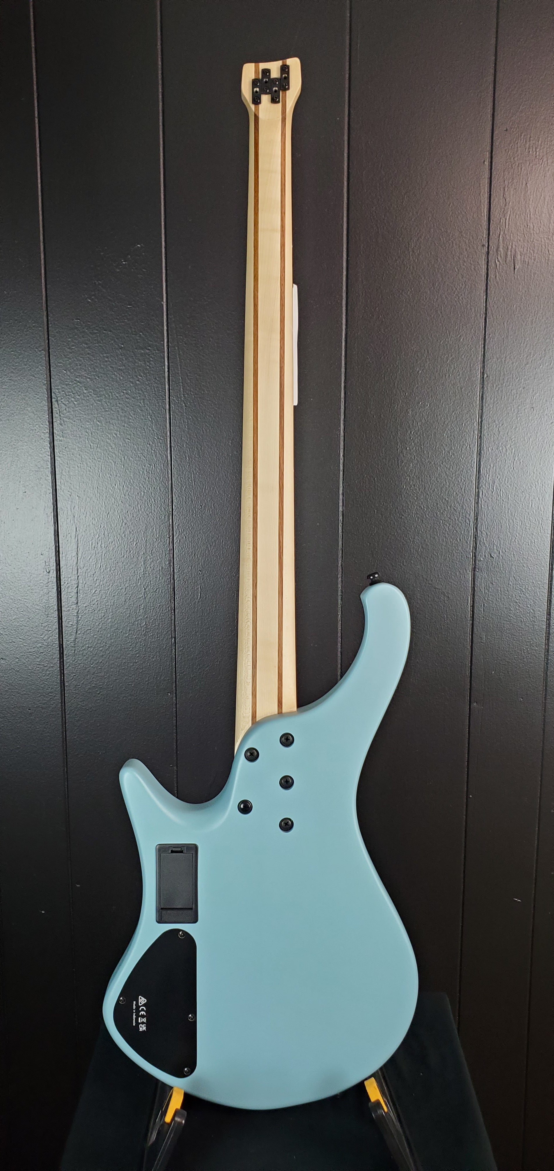 Ibanez Bass Workshop EHB600 Electric Bass Guitar - Purist Blue Matte, #395