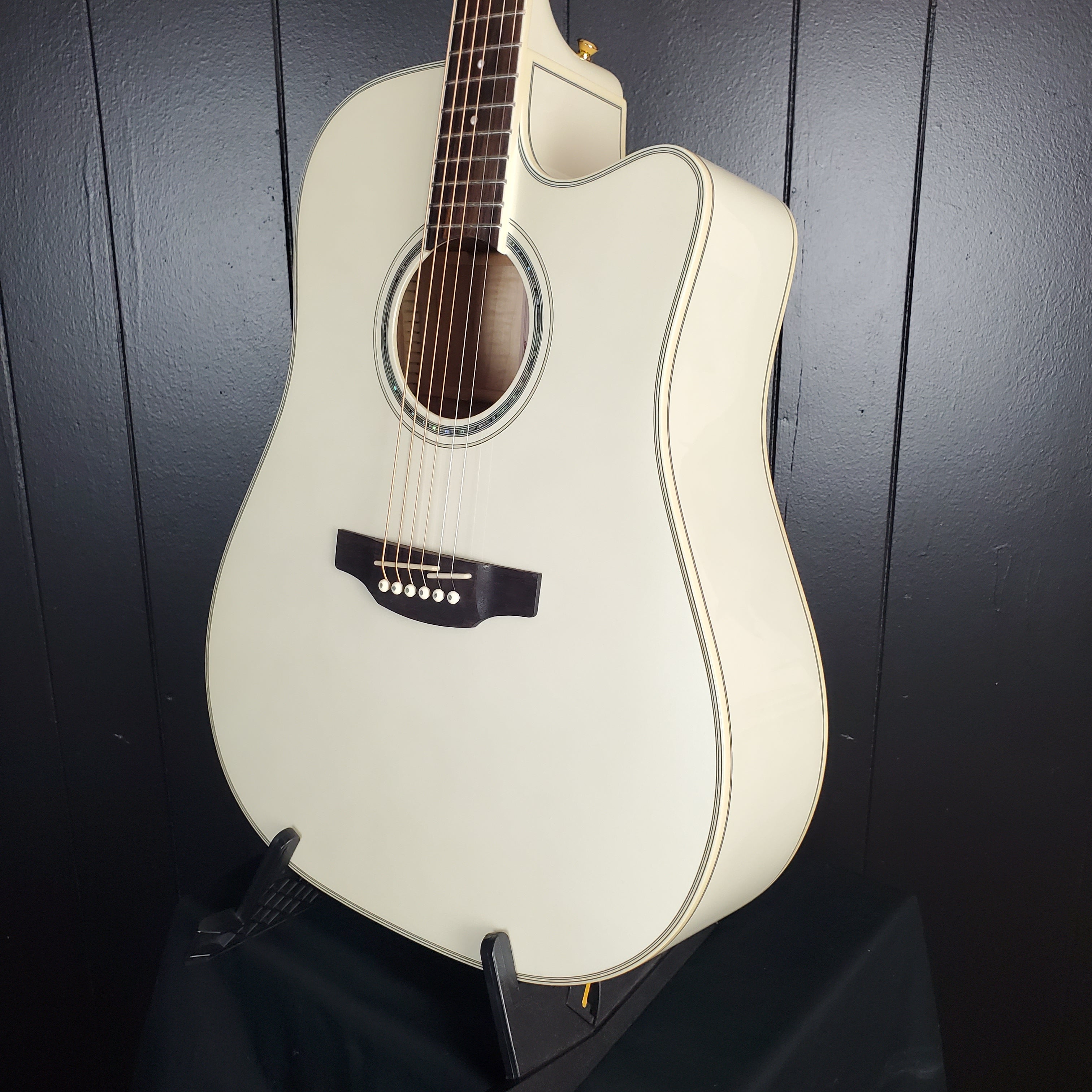 Takamine GD-37CE PW Pearl White