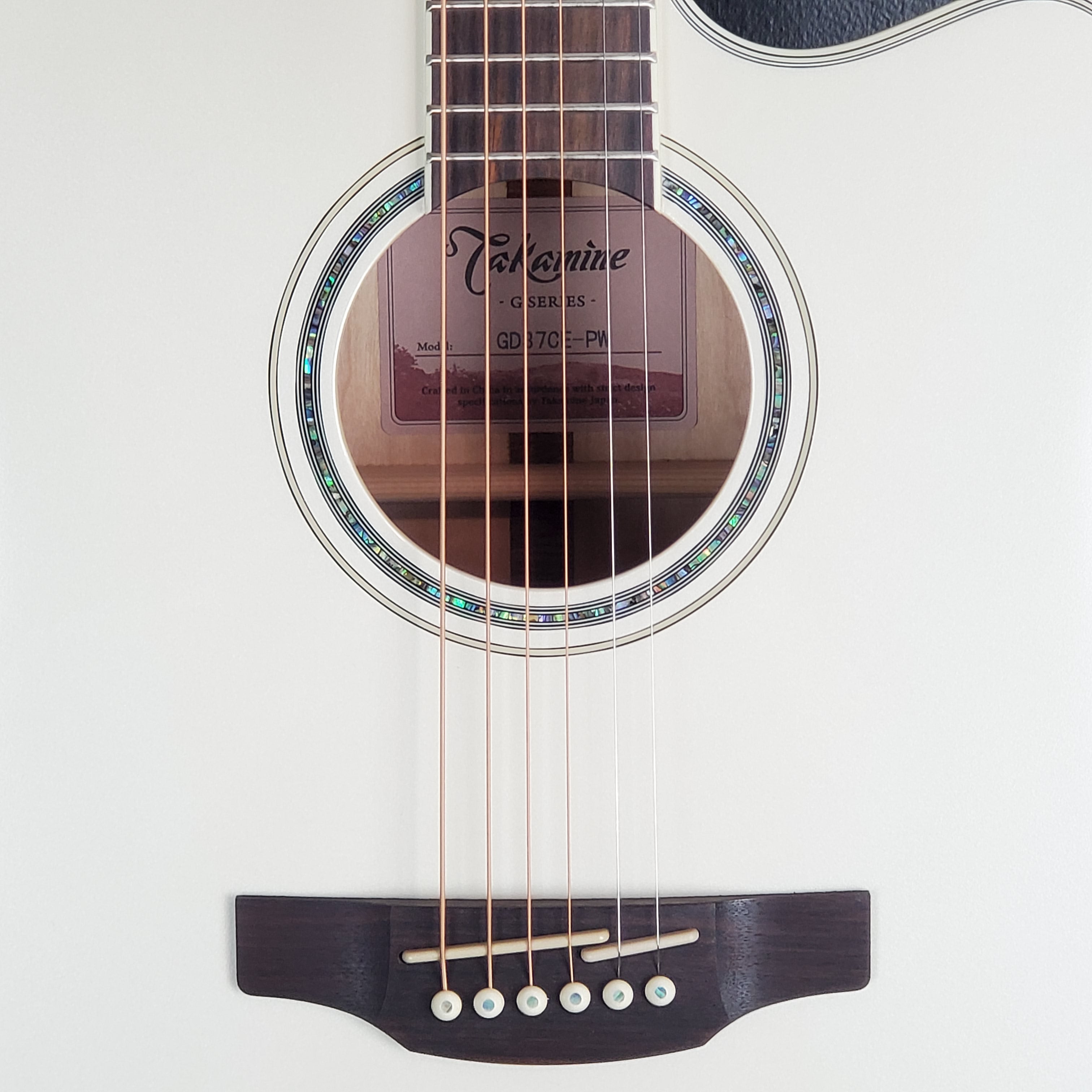 Takamine GD-37CE PW Pearl White
