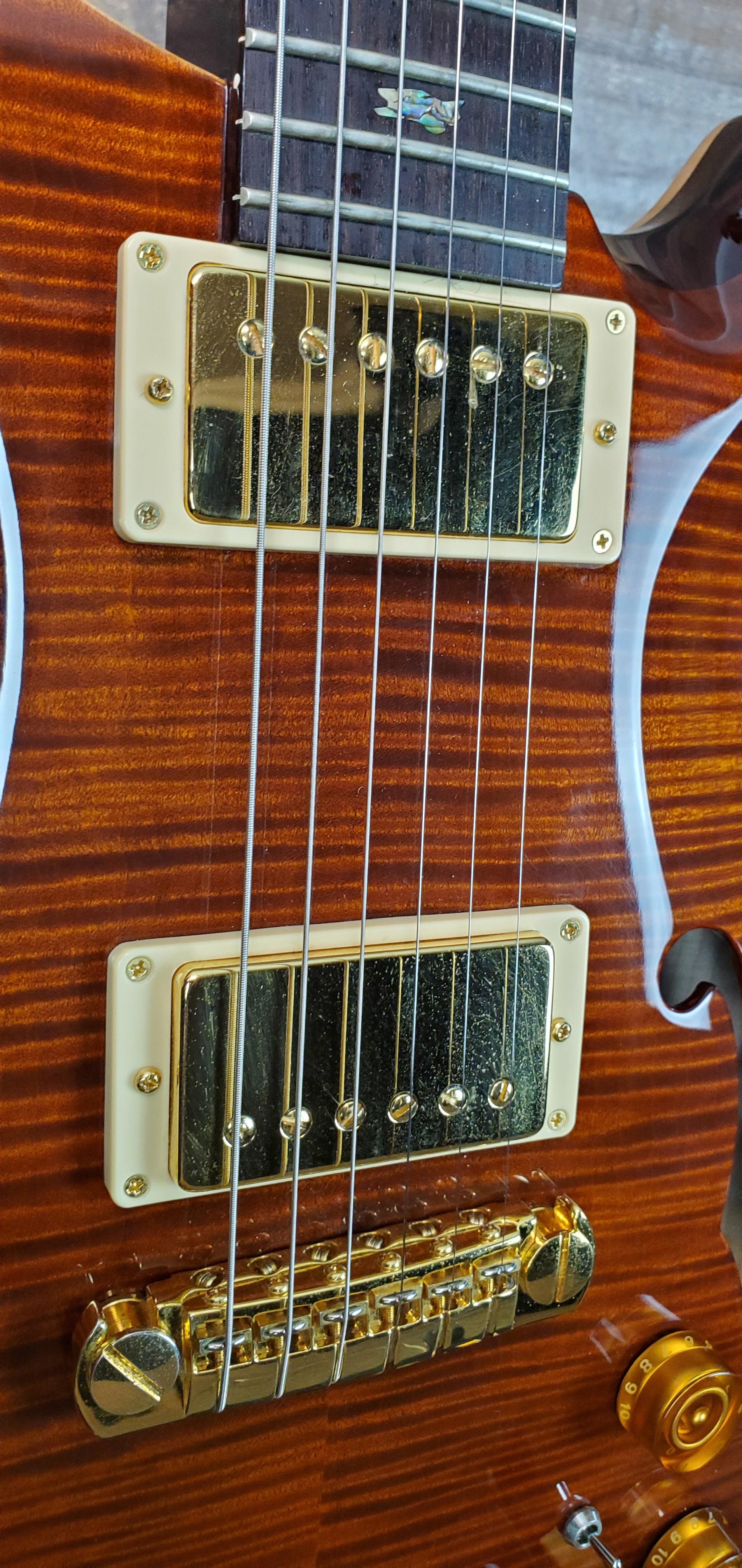 PRS Artist Hollowbody II 2004 Piezo Violin Amber