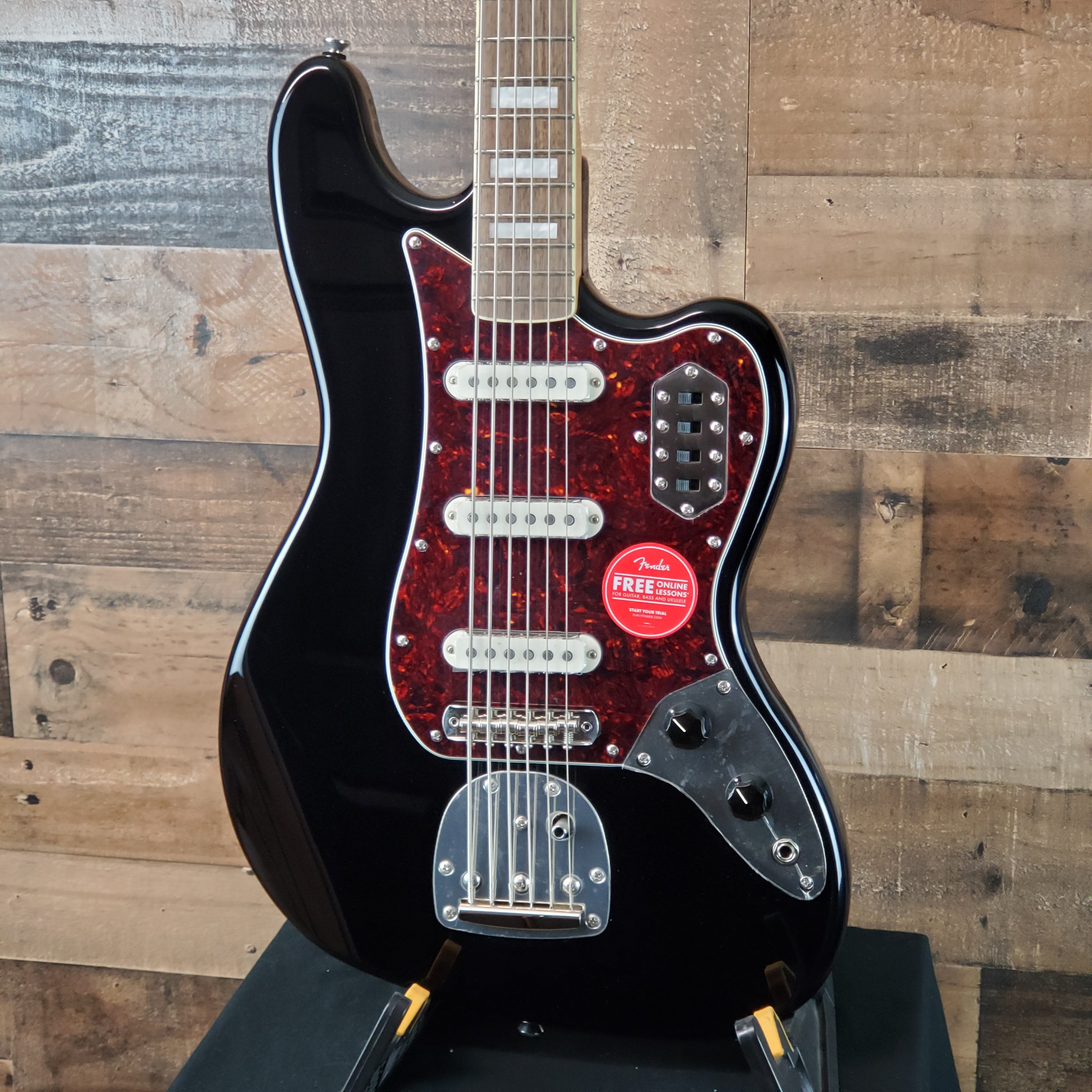 Squier Classic Vibe Bass VI Guitar - Black