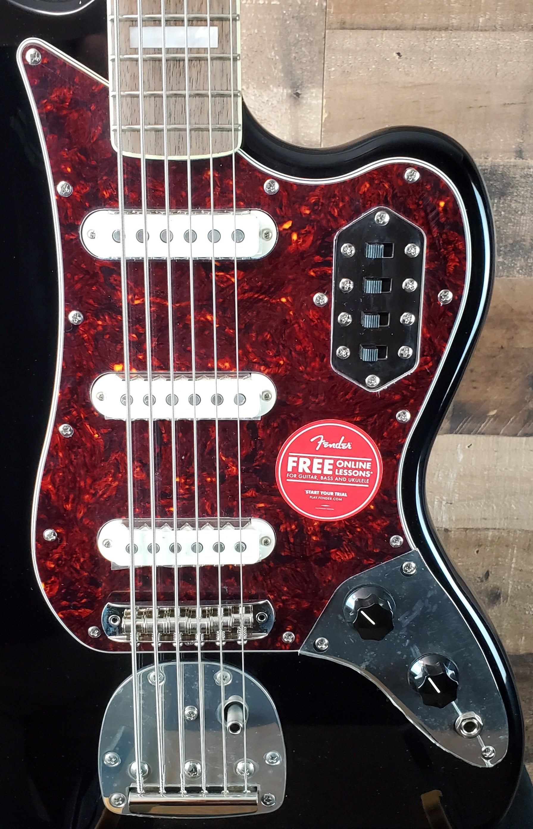 Squier Classic Vibe Bass VI Guitar - Black