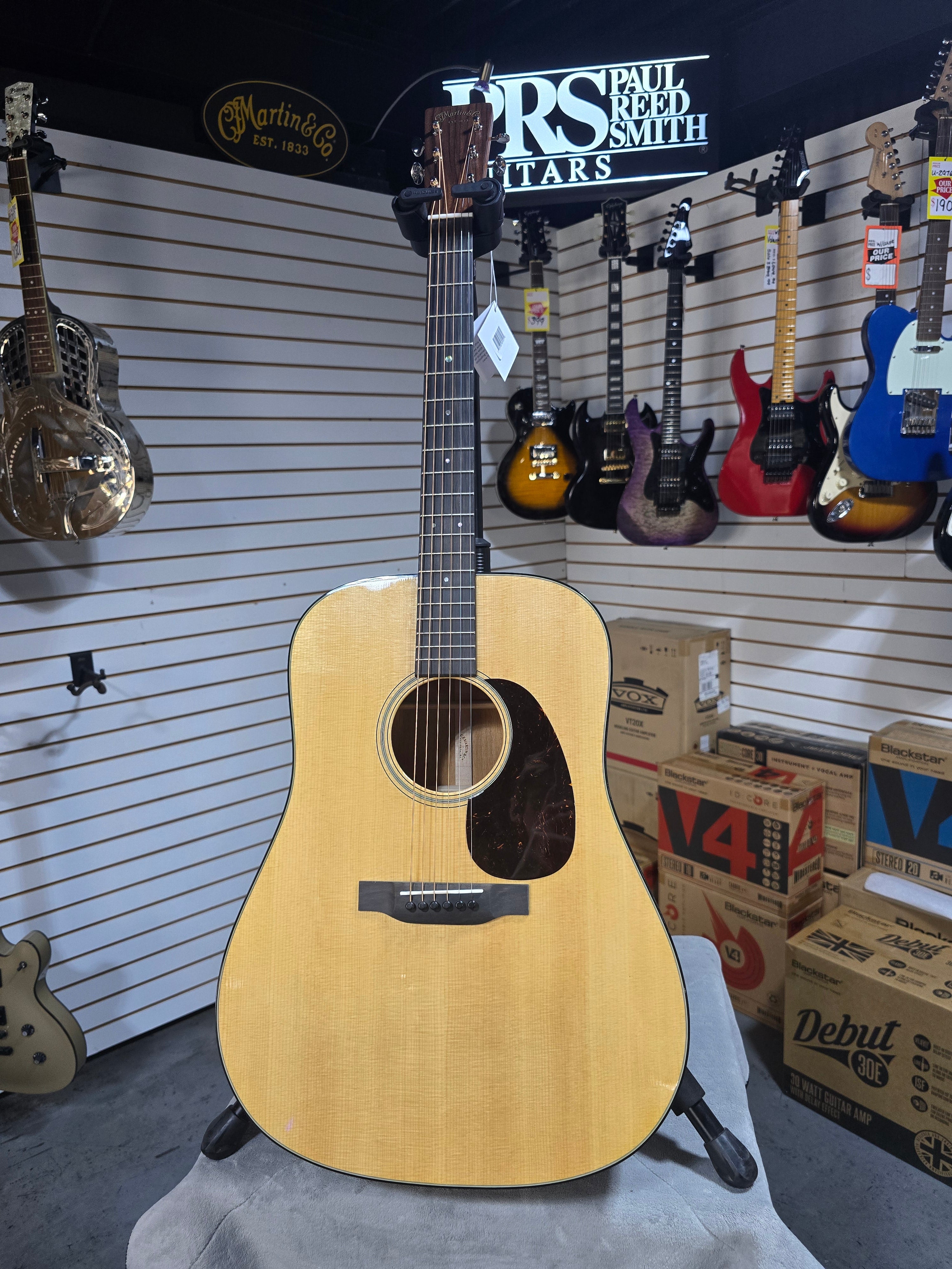 Martin Super D-18 Acoustic Guitar - Natural