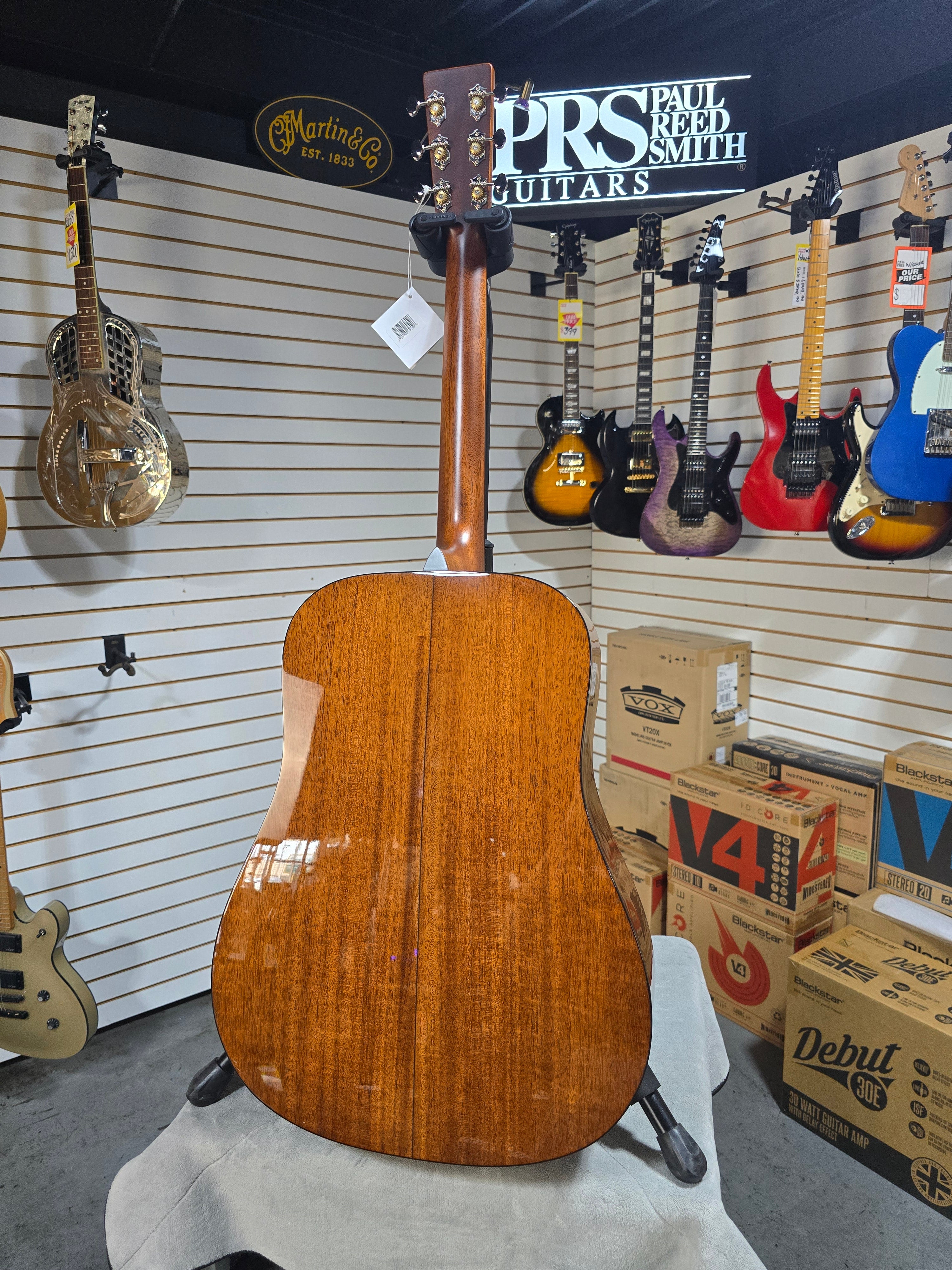 Martin Super D-18 Left Handed Acoustic Guitar Natural