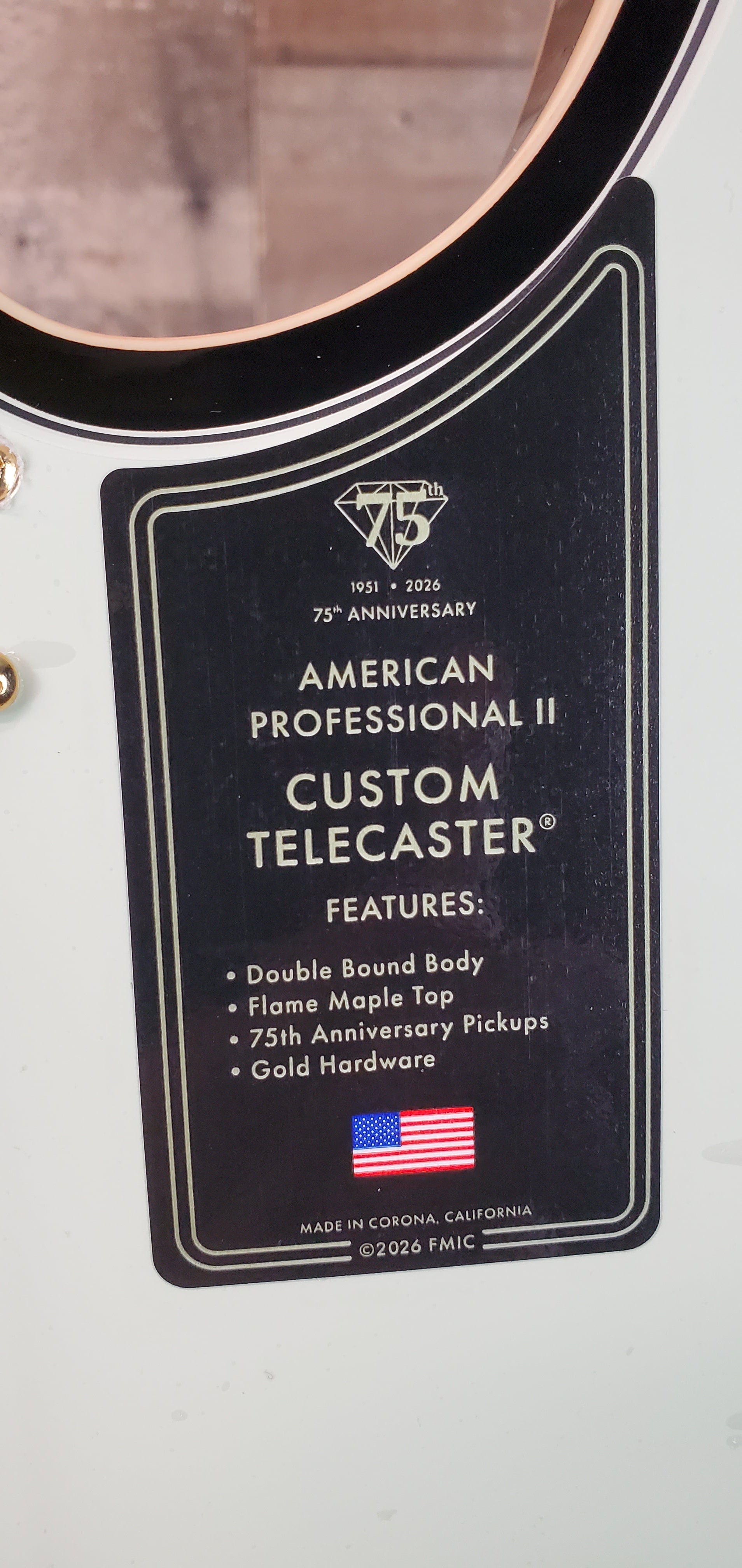 Fender 75th Anniversary American Professional II Custom Telecaster 2-color Sunburst