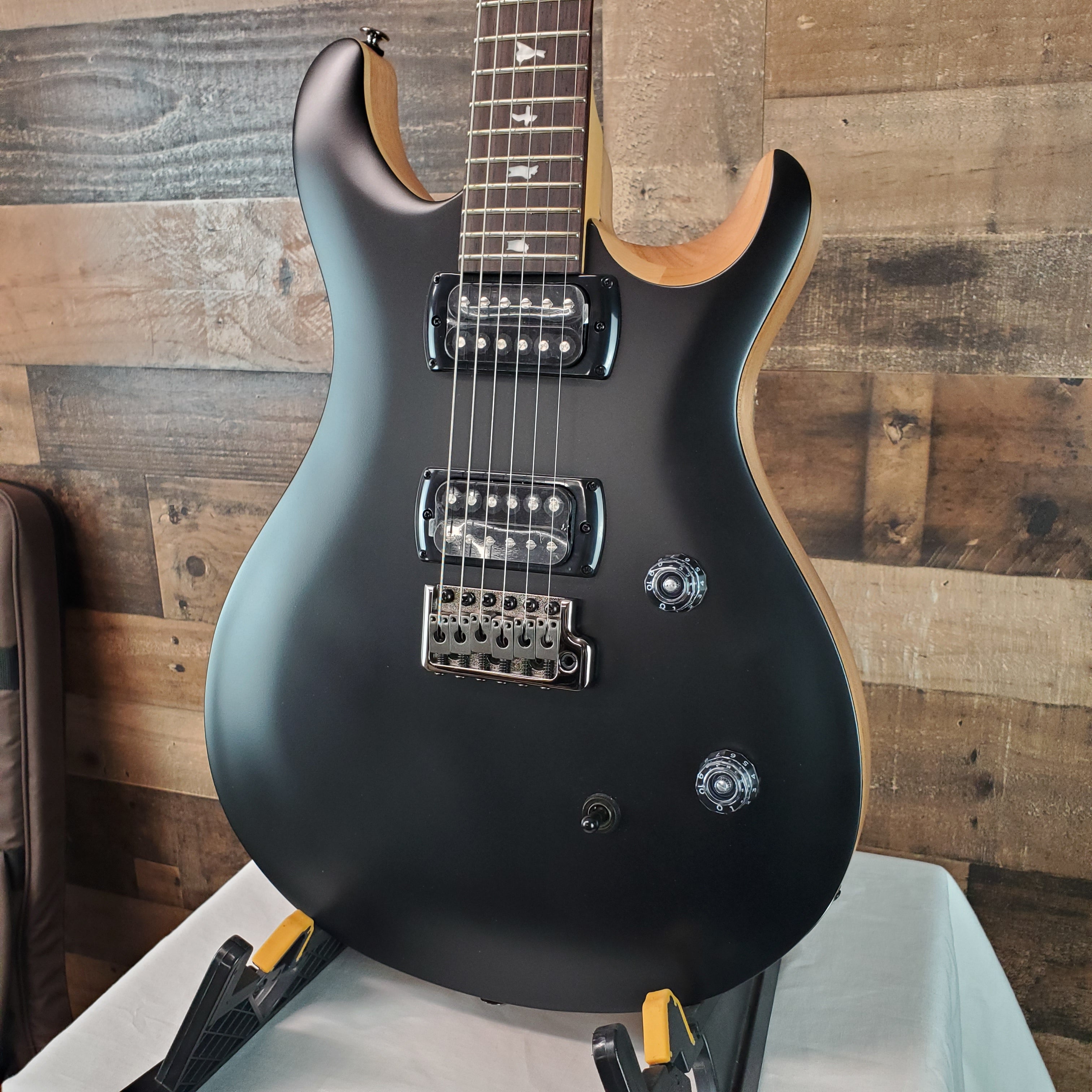 PRS SE CE 24 Satin - Flat Black Top, C&M Exclusive - Black